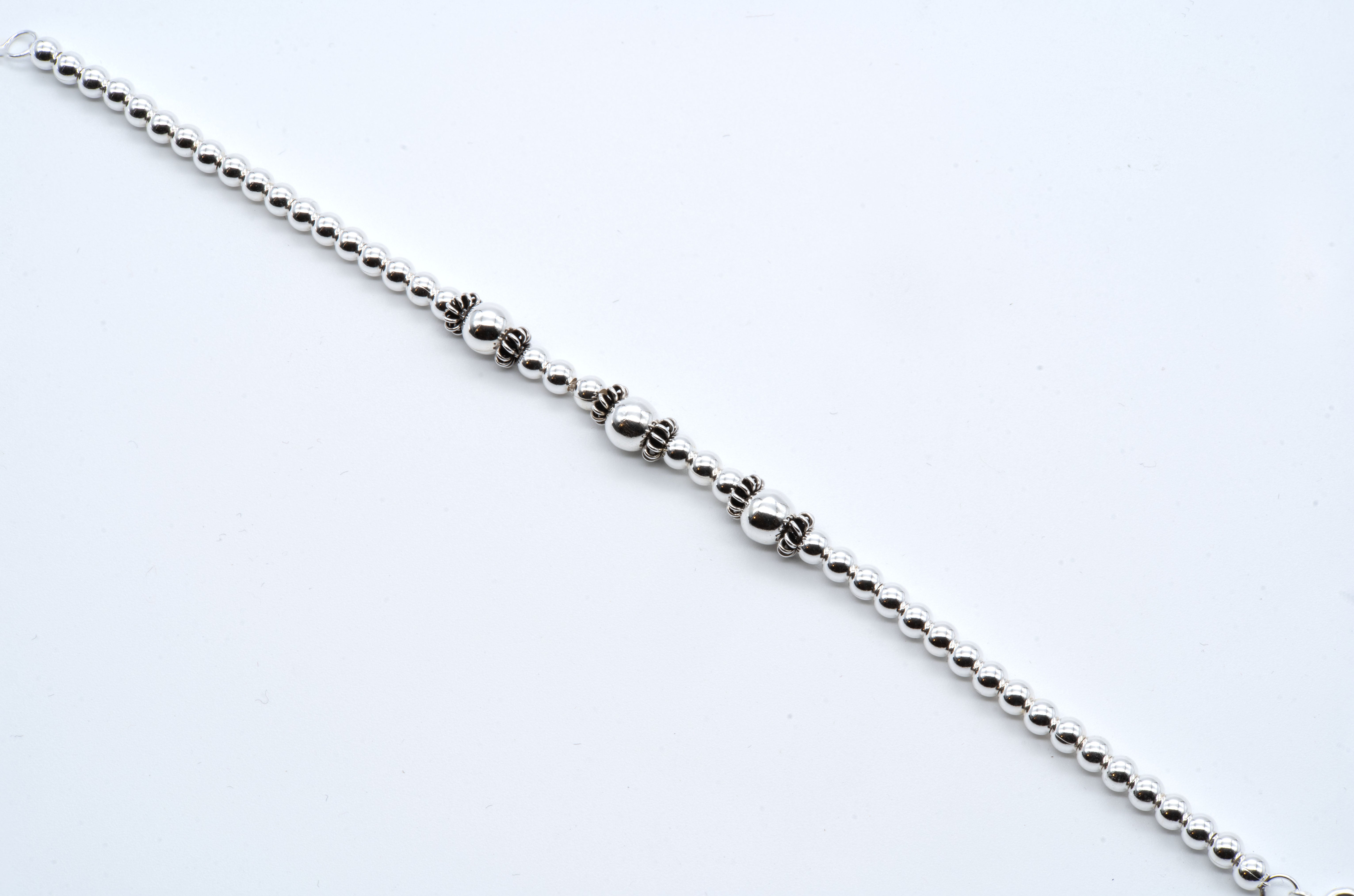 Silver Bead Bracelet