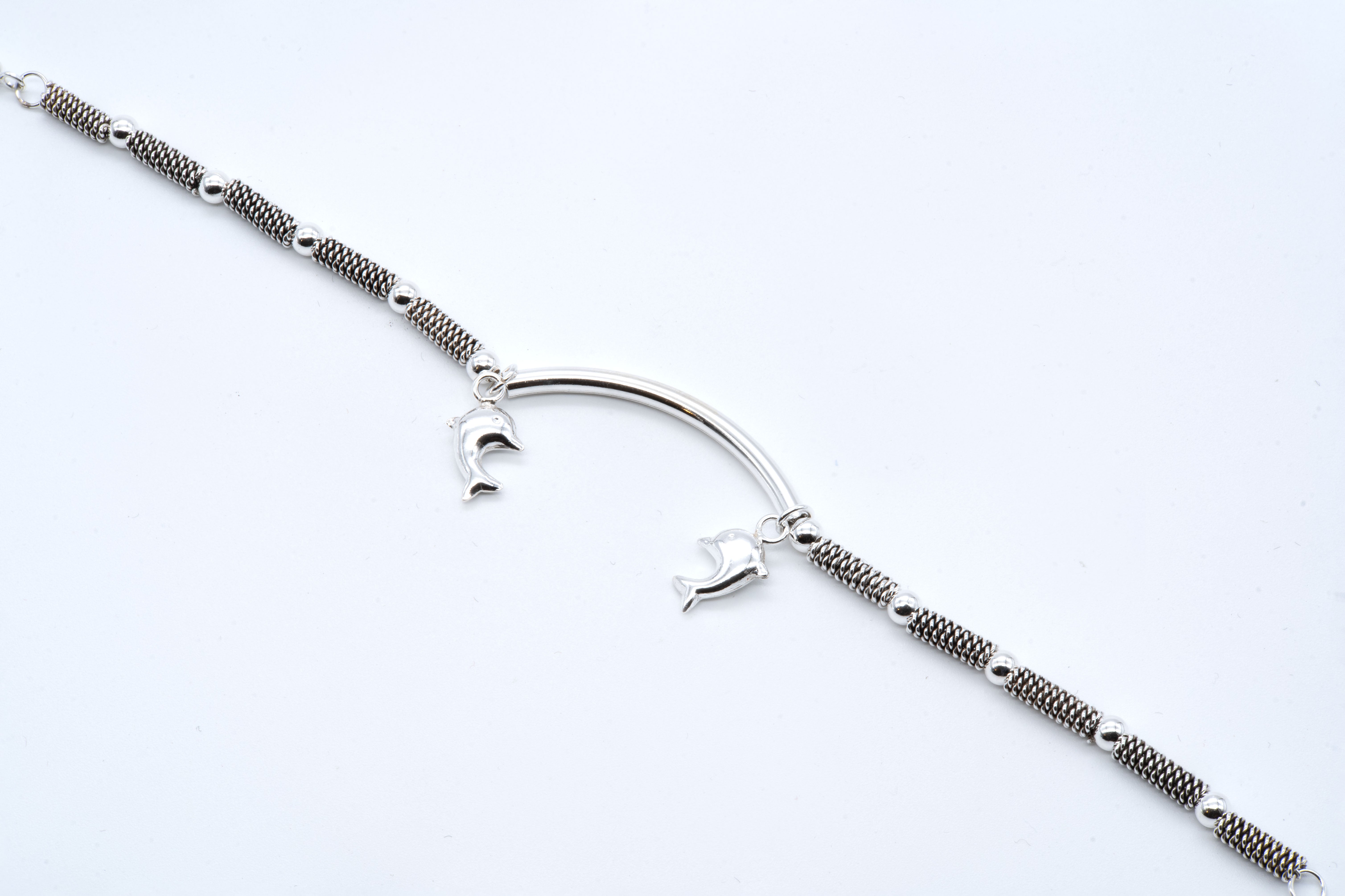 Dolphin Duo Charm Bracelet