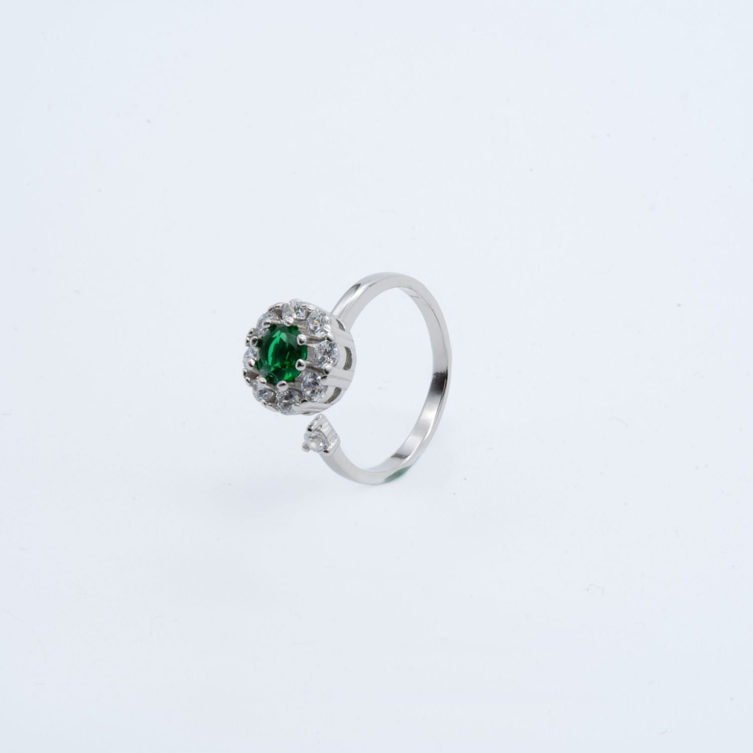 Emerald Spinner Ring