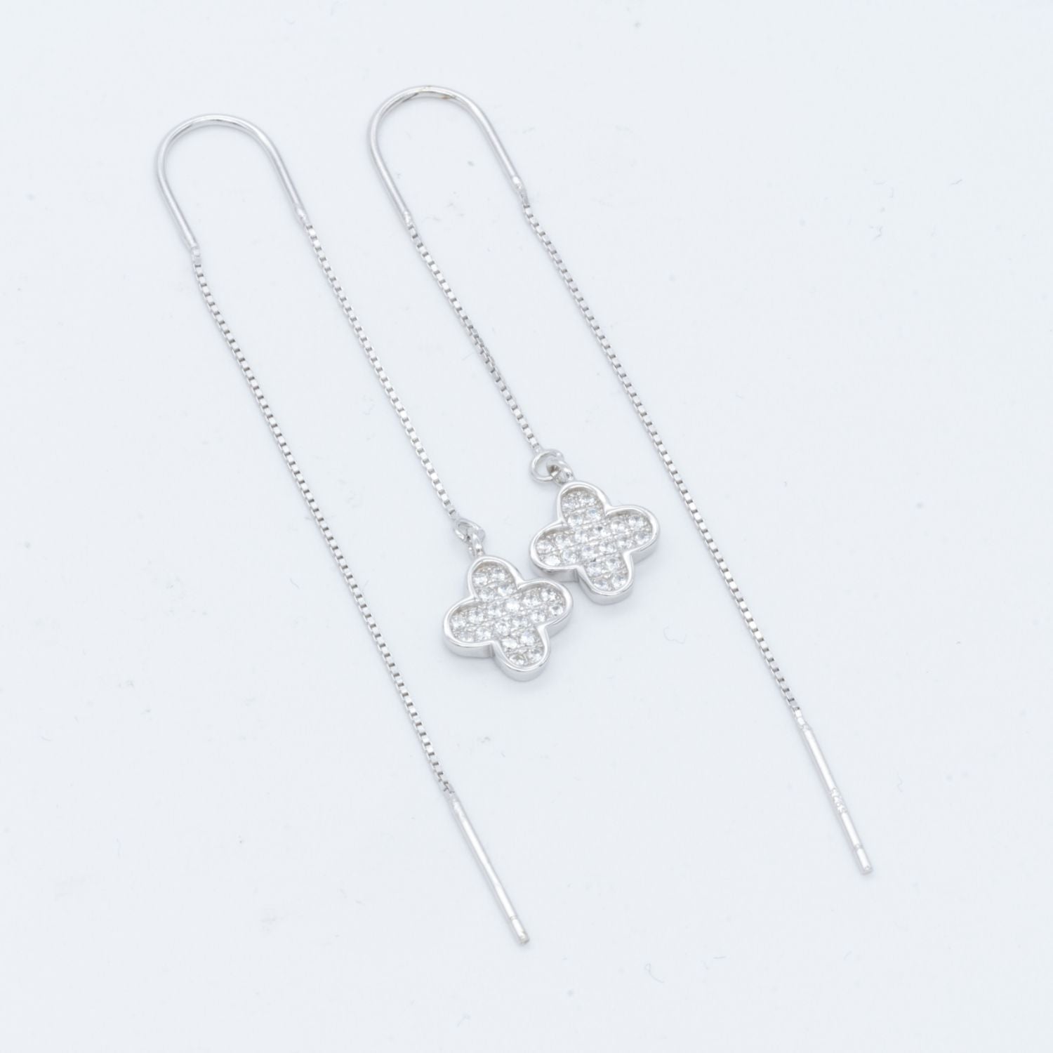 Clover Charm Sui Dhaga Earrings