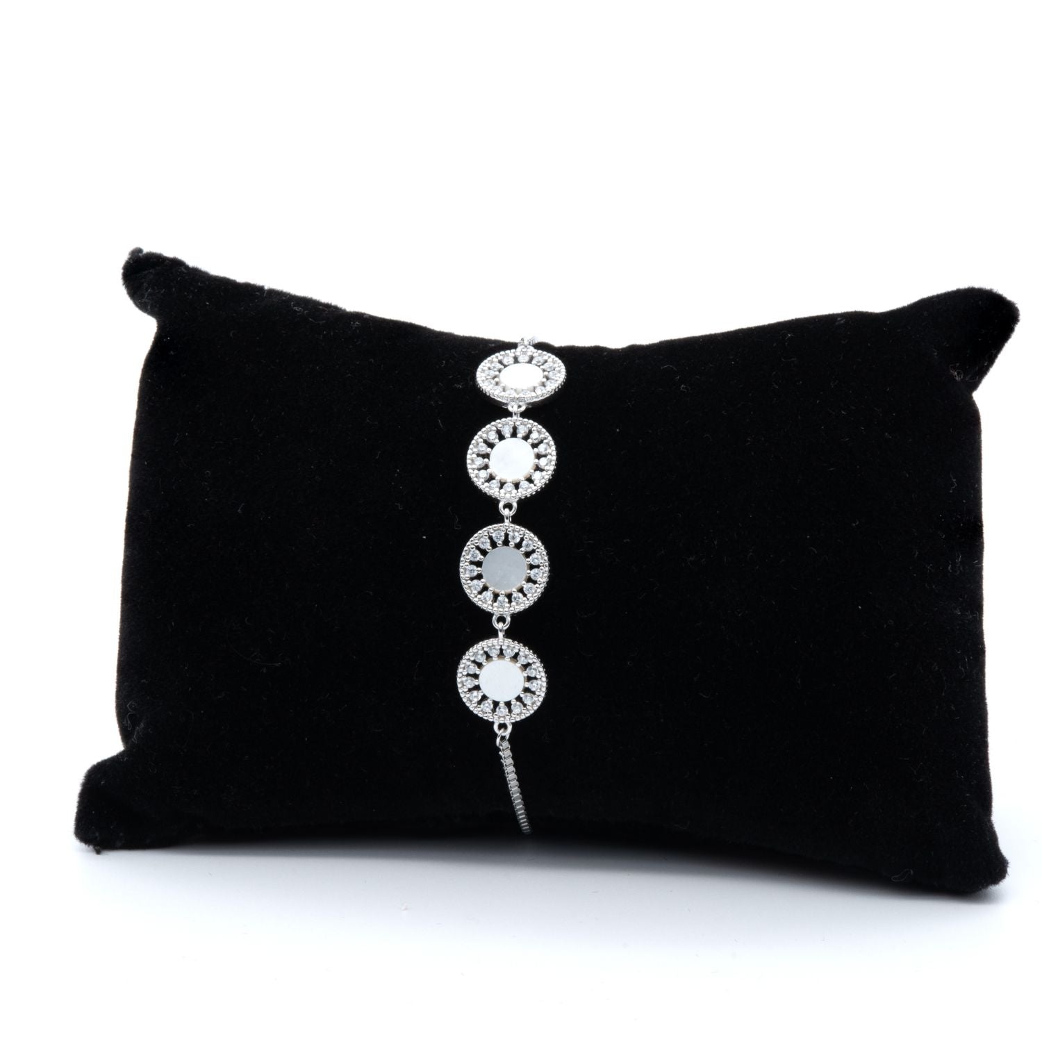 Radiant Quartet Circle Bracelet