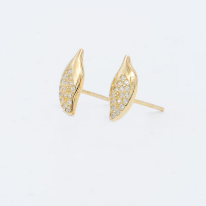 Golden Leaf Earrings