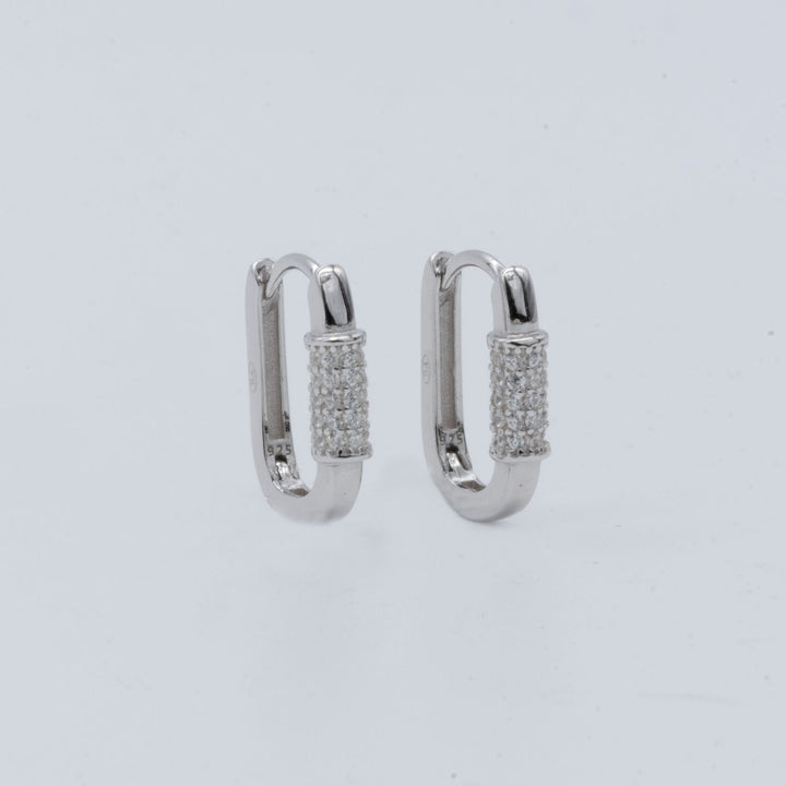 Sparkling Hoop Earrings