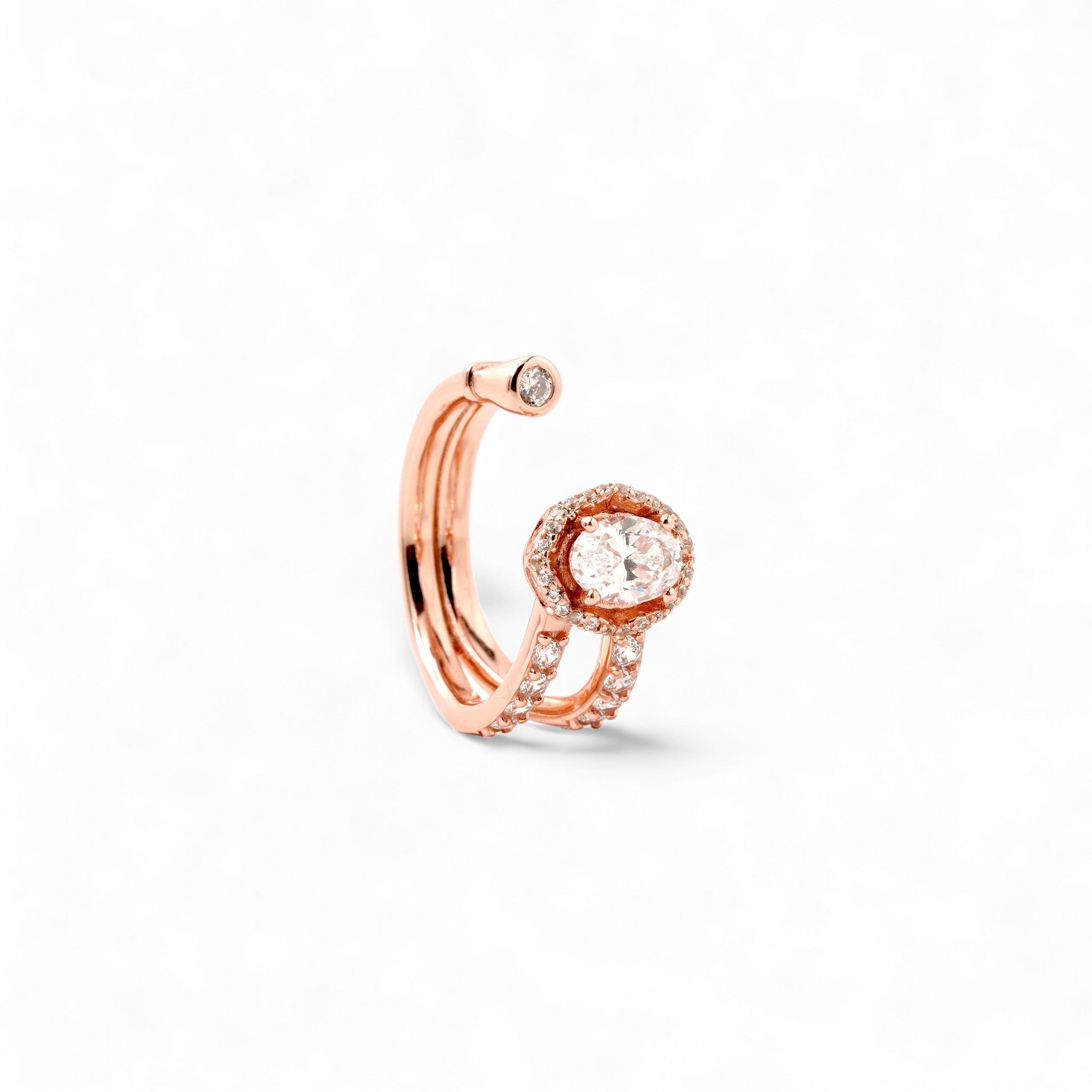 Halo Splendor Open Ring