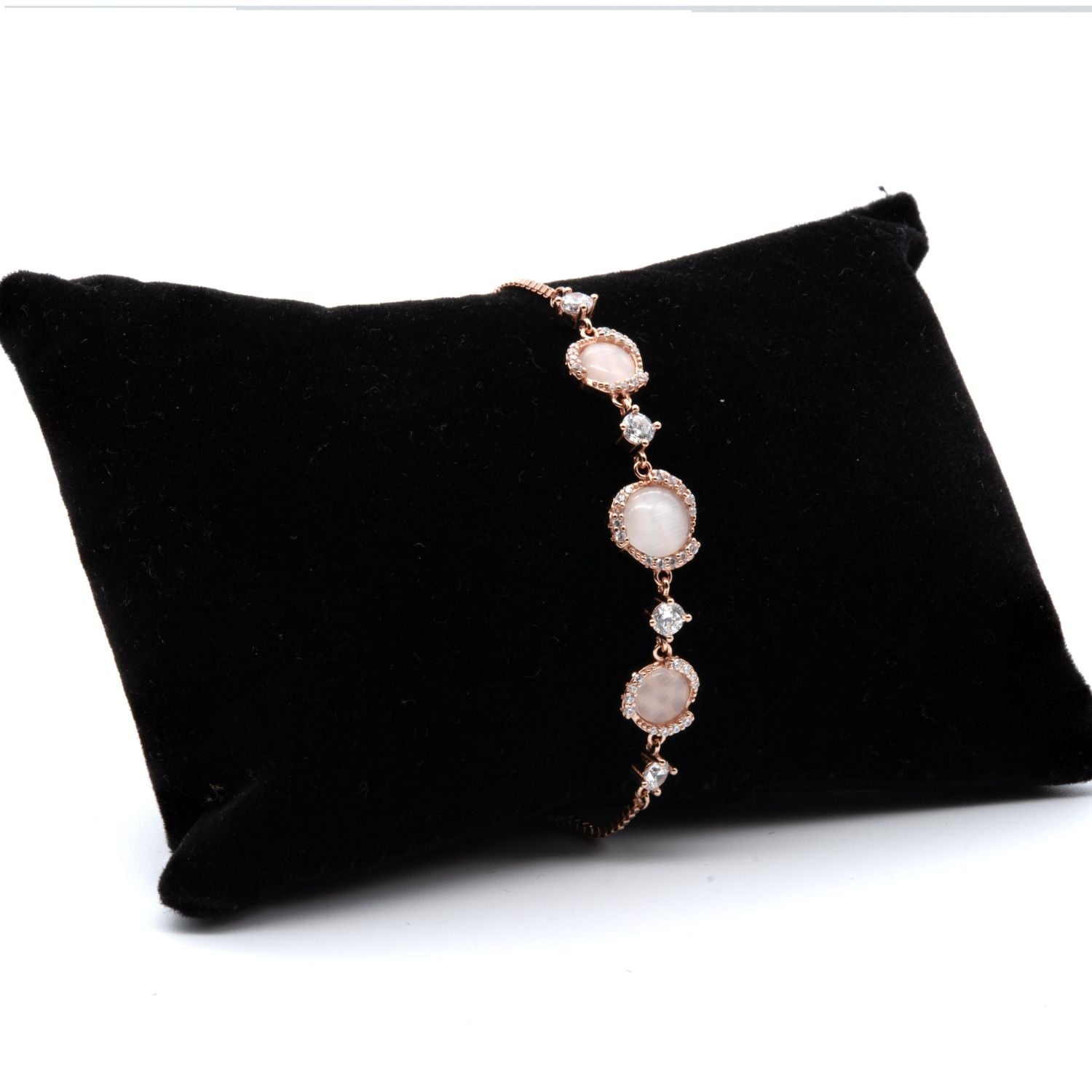 Blushing Elegance Rose Gold Bracelet