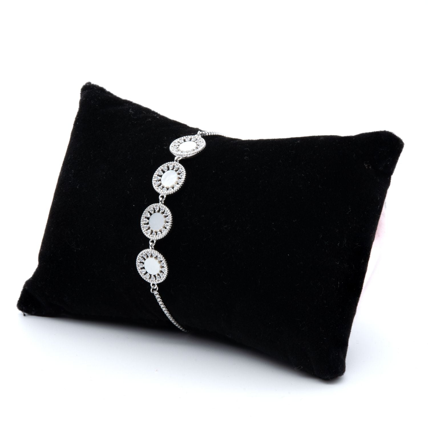 Radiant Quartet Circle Bracelet