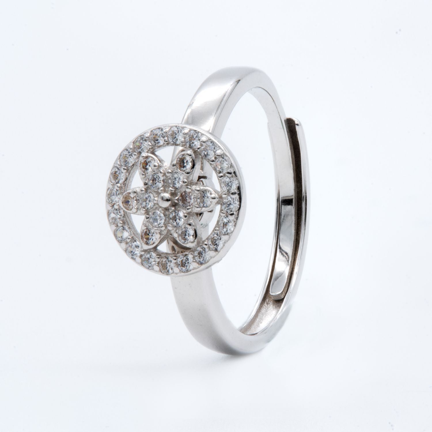 Daisy Halo Spinner Ring