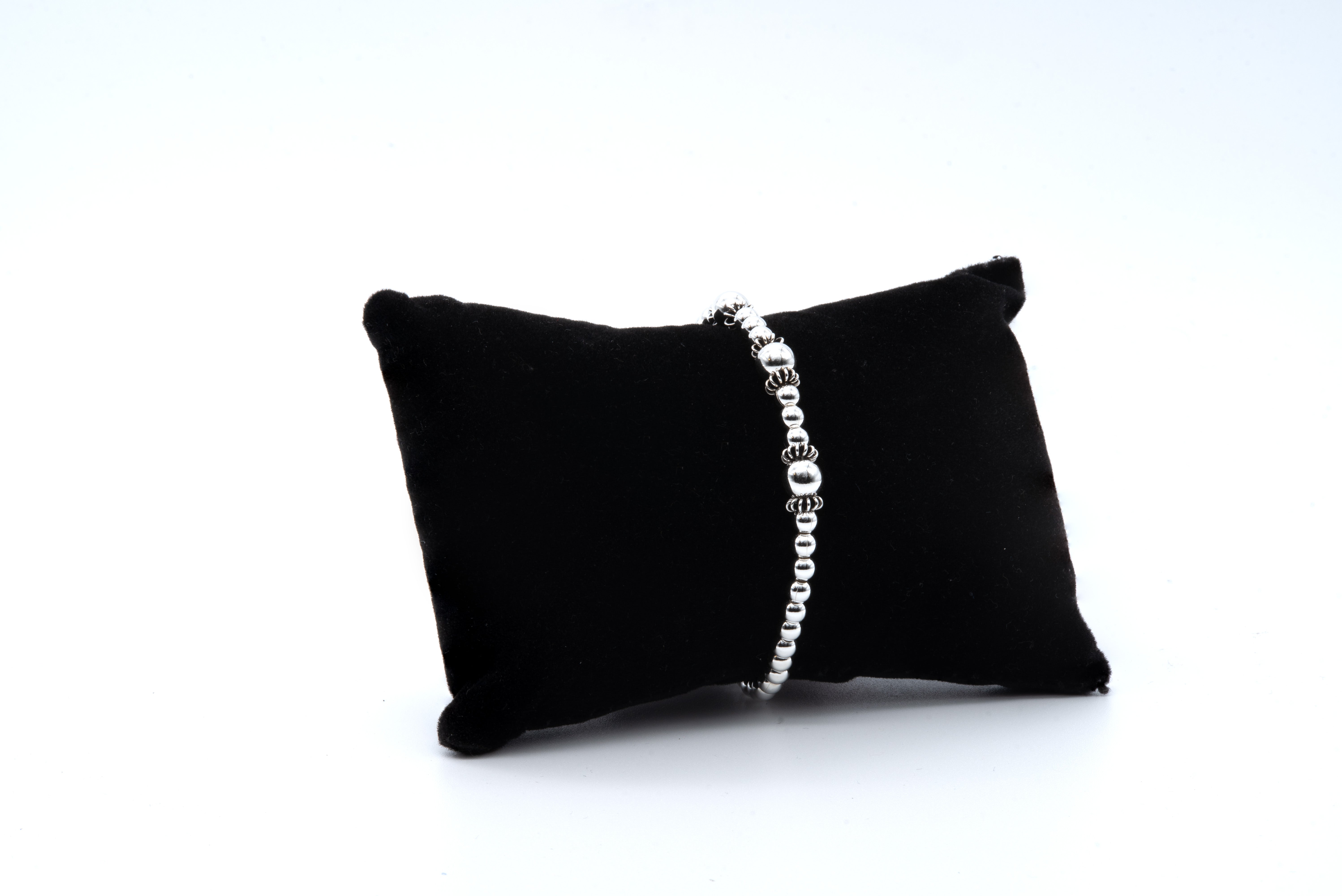 Silver Bead Bracelet