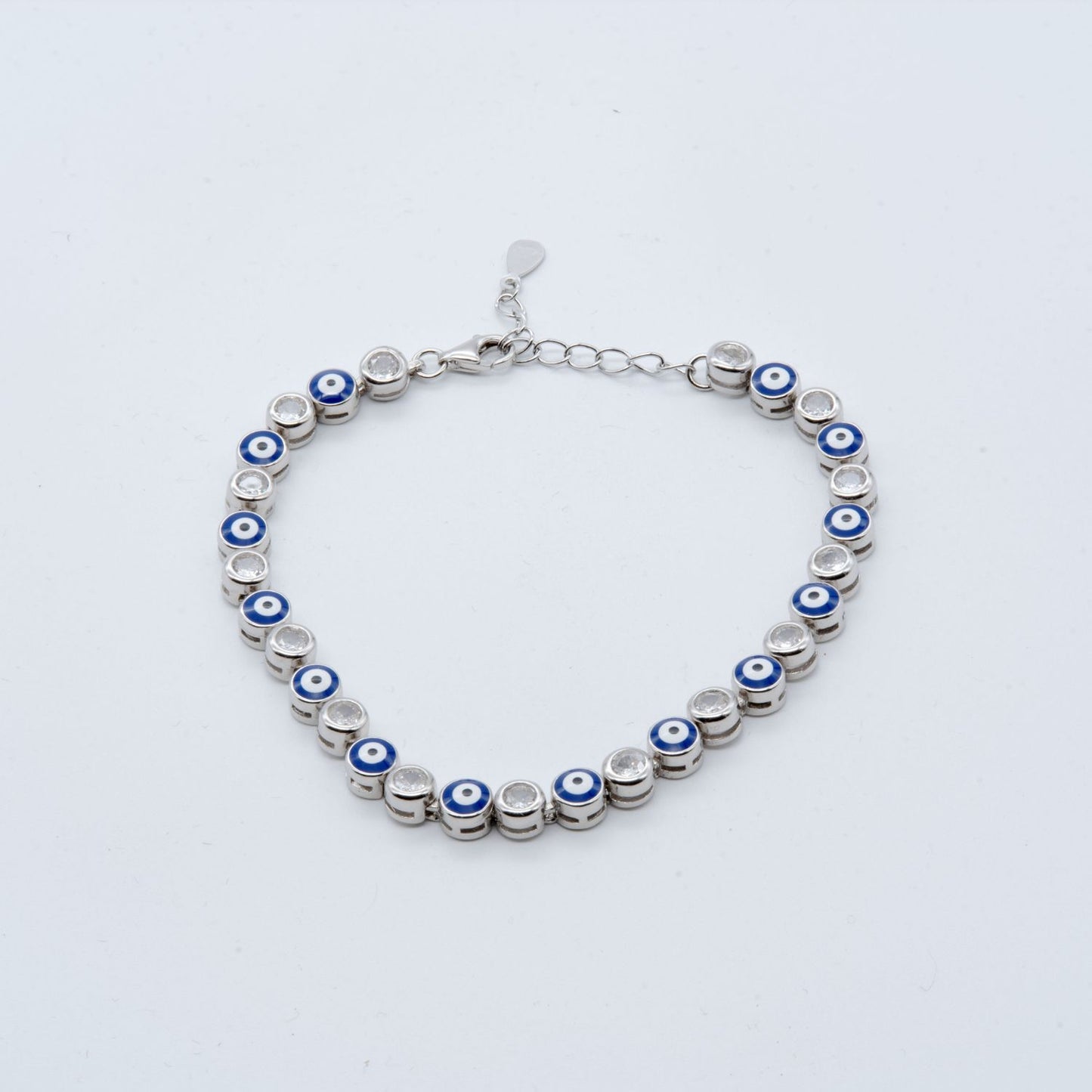 Evil Eye Sterling Silver Bracelet