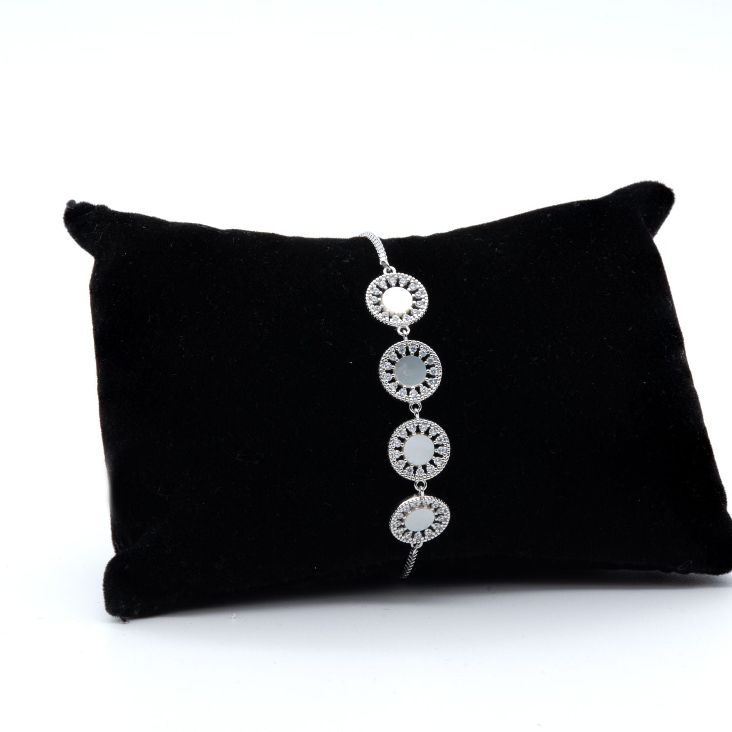 Radiant Quartet Circle Bracelet