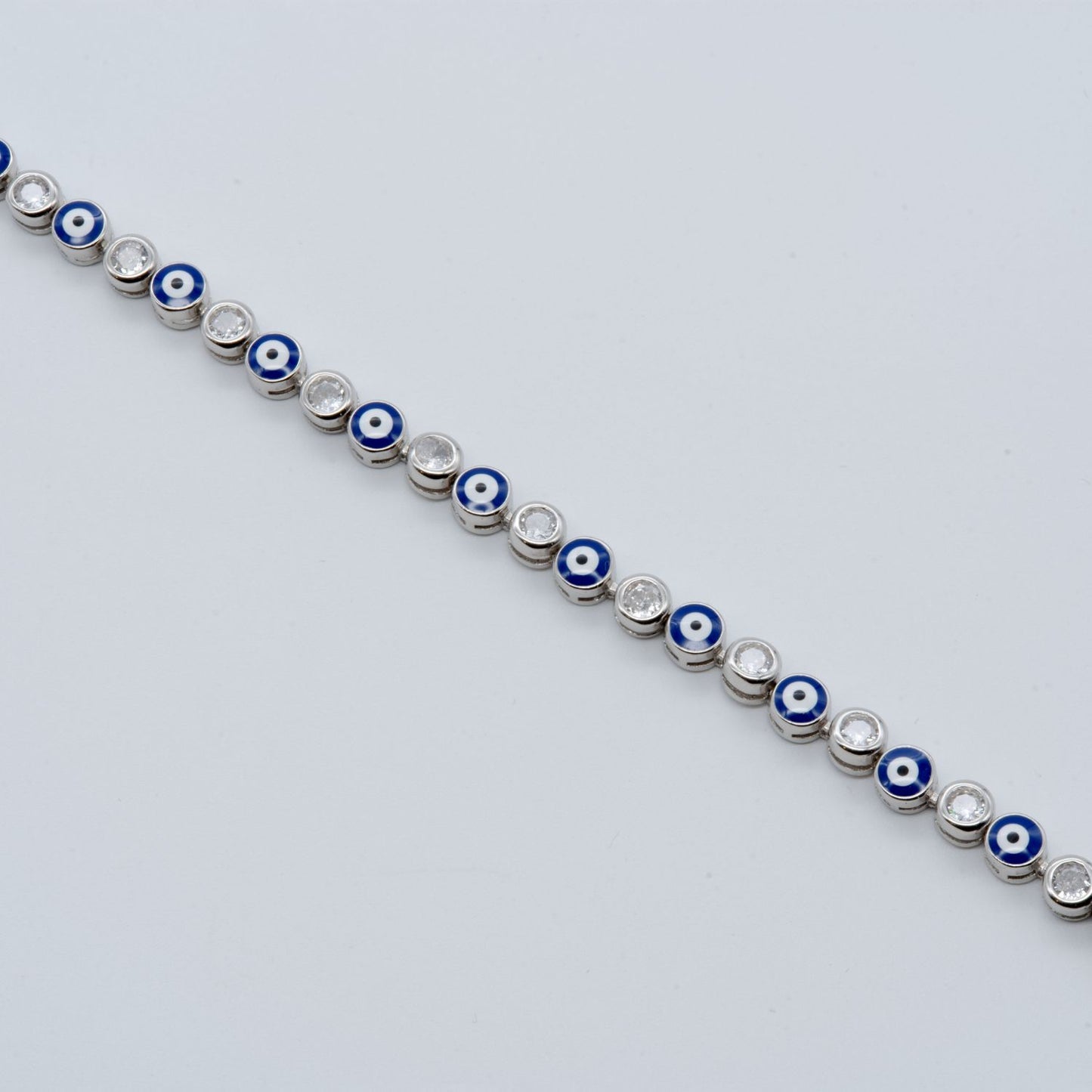 Evil Eye Sterling Silver Bracelet