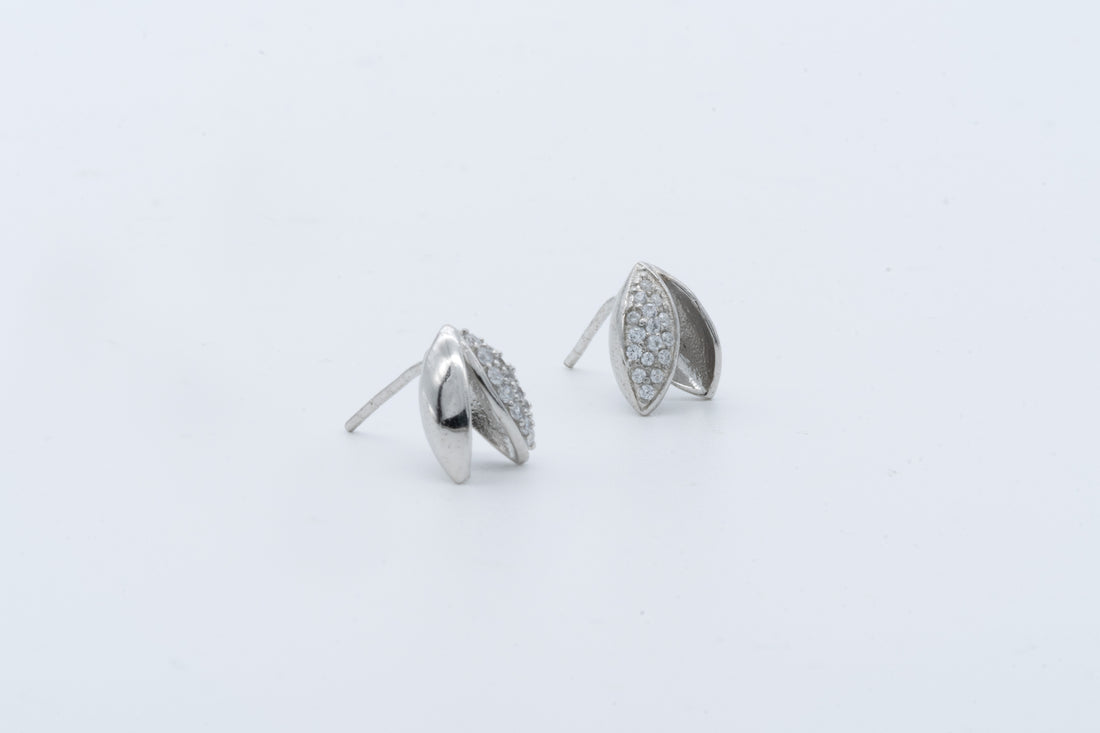 Silver Leaf Charm Set