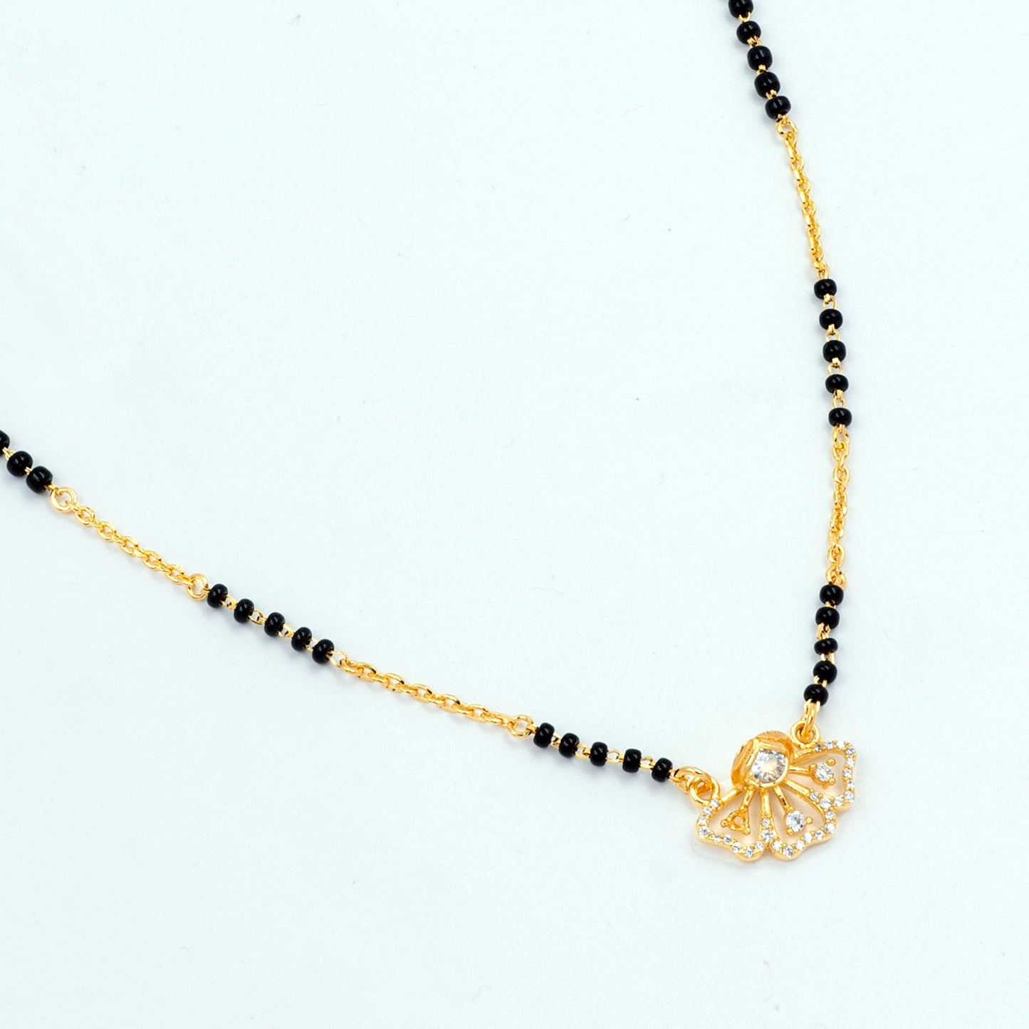 Fan Pendant Mangalsutra