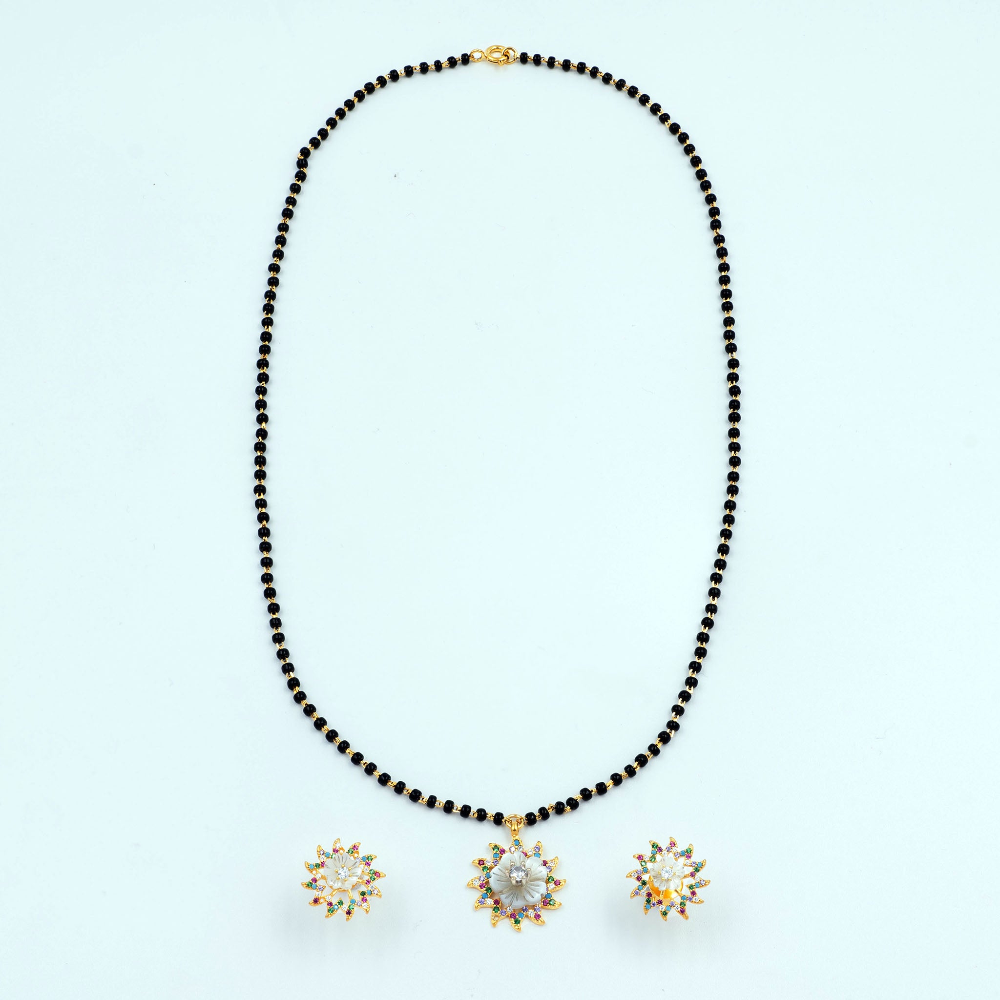 Radiant Blossom Mangalsutra Set