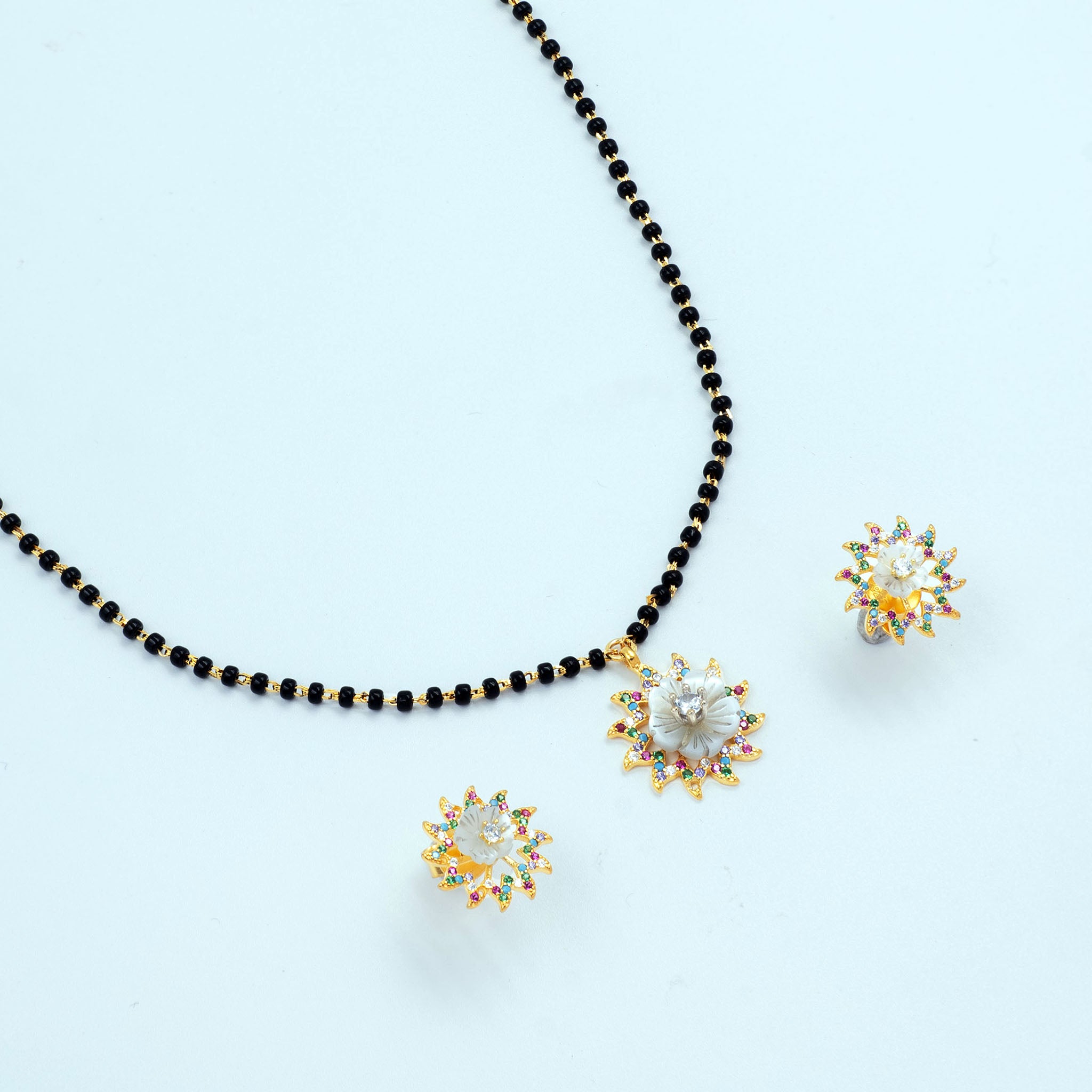 Radiant Blossom Mangalsutra Set
