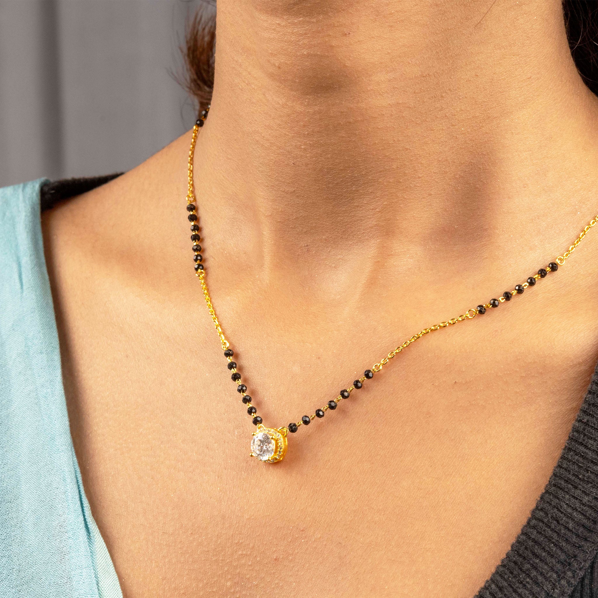 Minimal Solitaire Mangalsutra