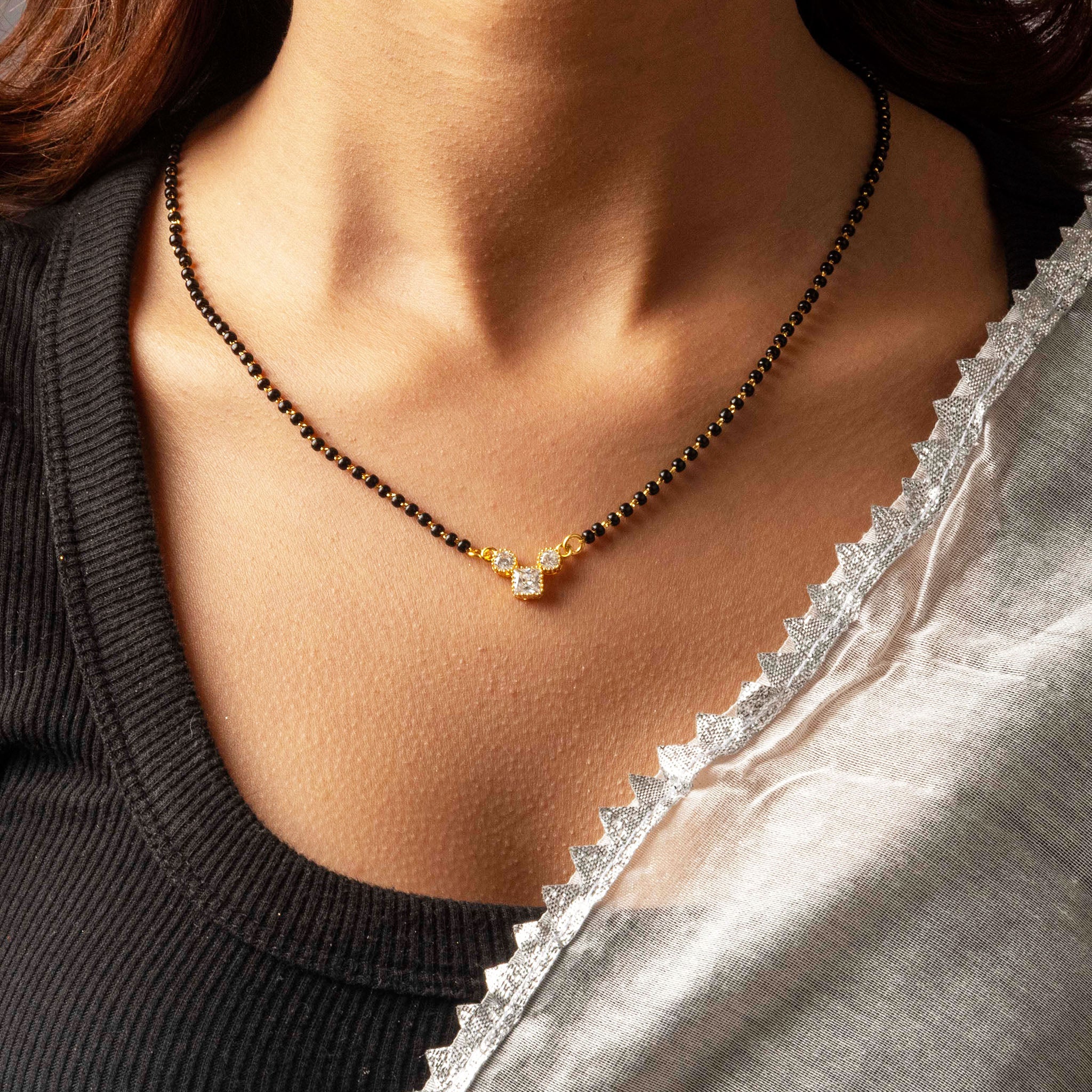 Triple Solitaire Mangalsutra