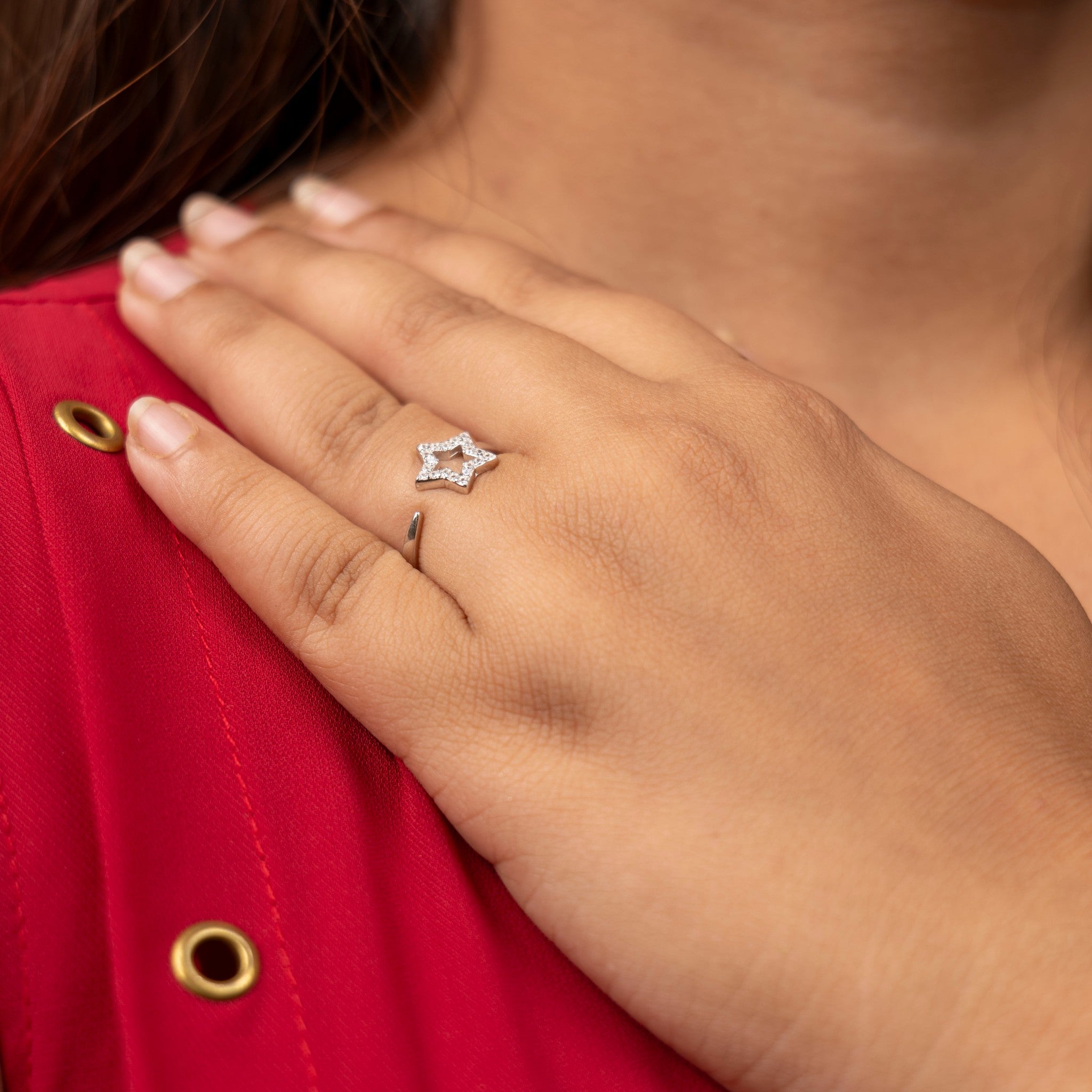 Starry Open Ring