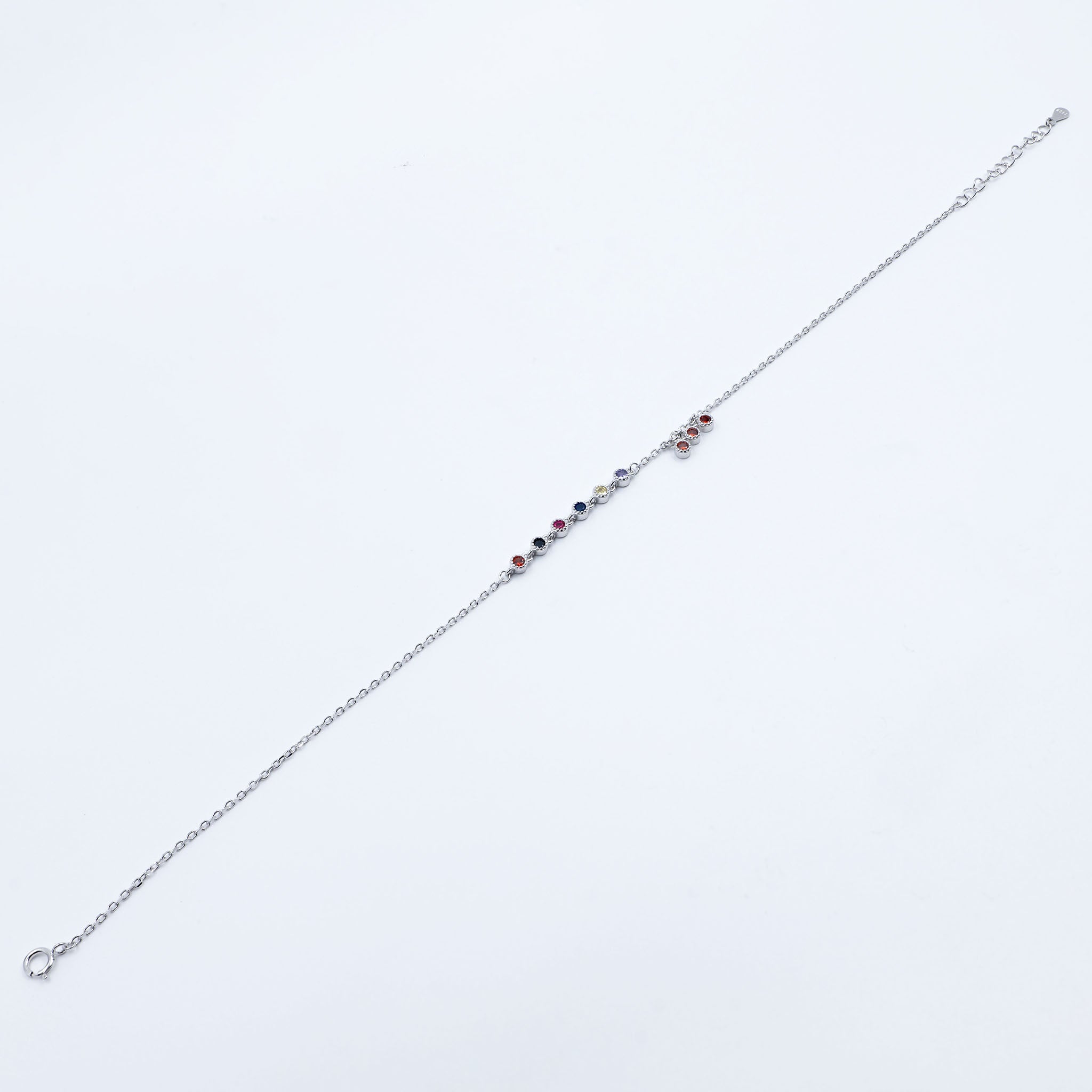 Multicolor Charm Anklet