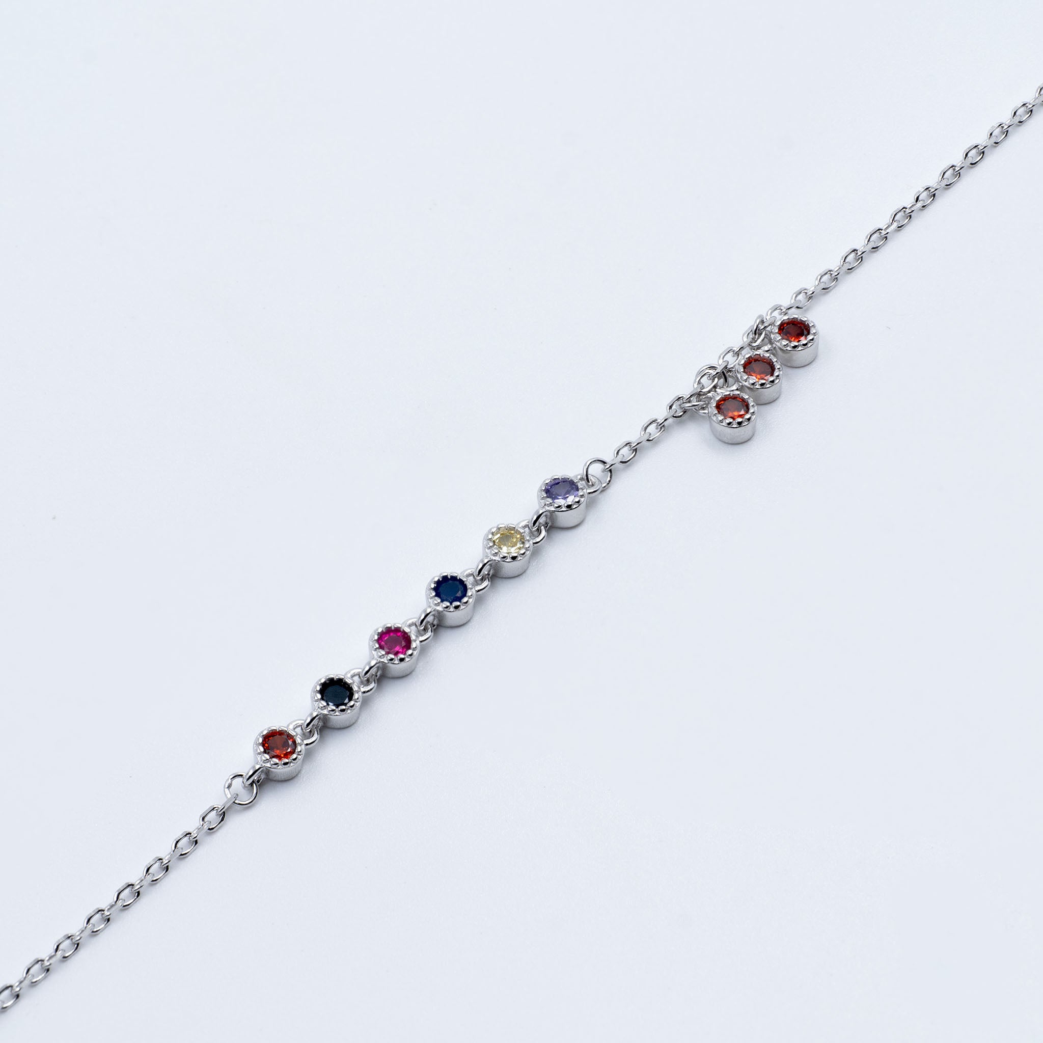 Multicolor Charm Anklet