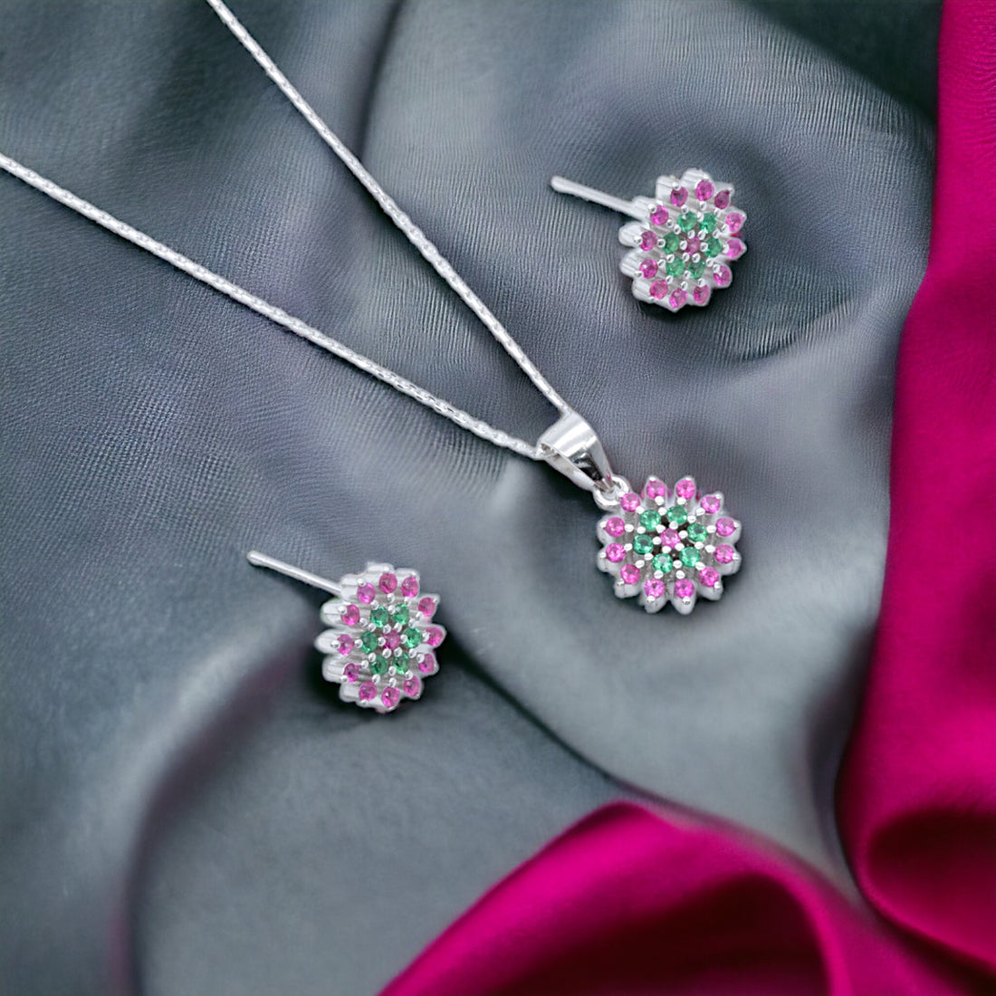 Blossom Radiance Silver Set