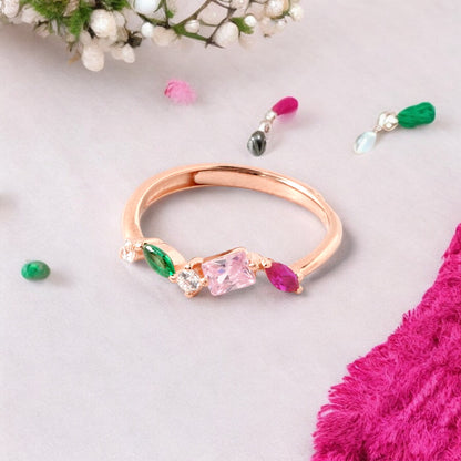 Colorful Gemstone Harmony Ring