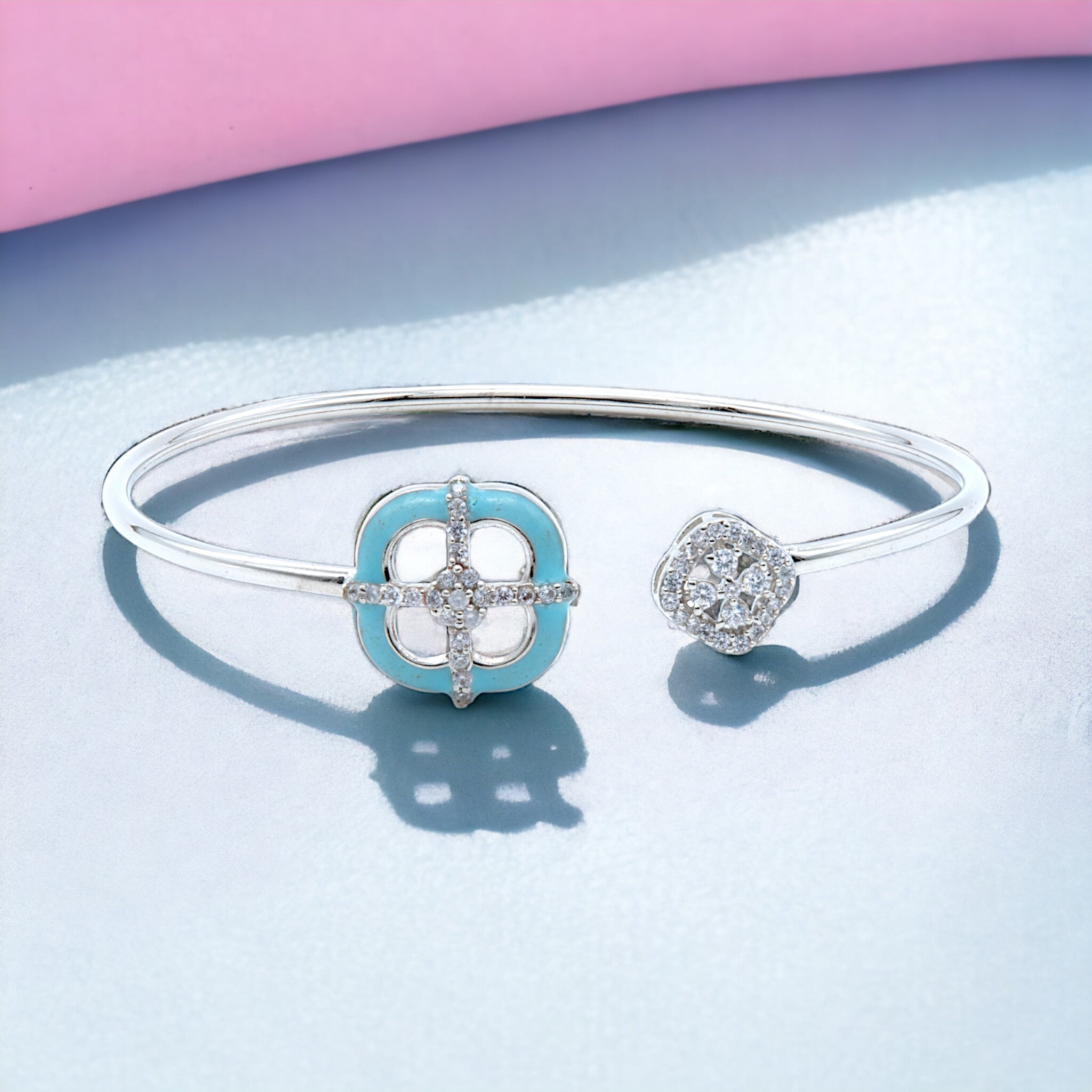 Turquoise Radiance Open Bangle
