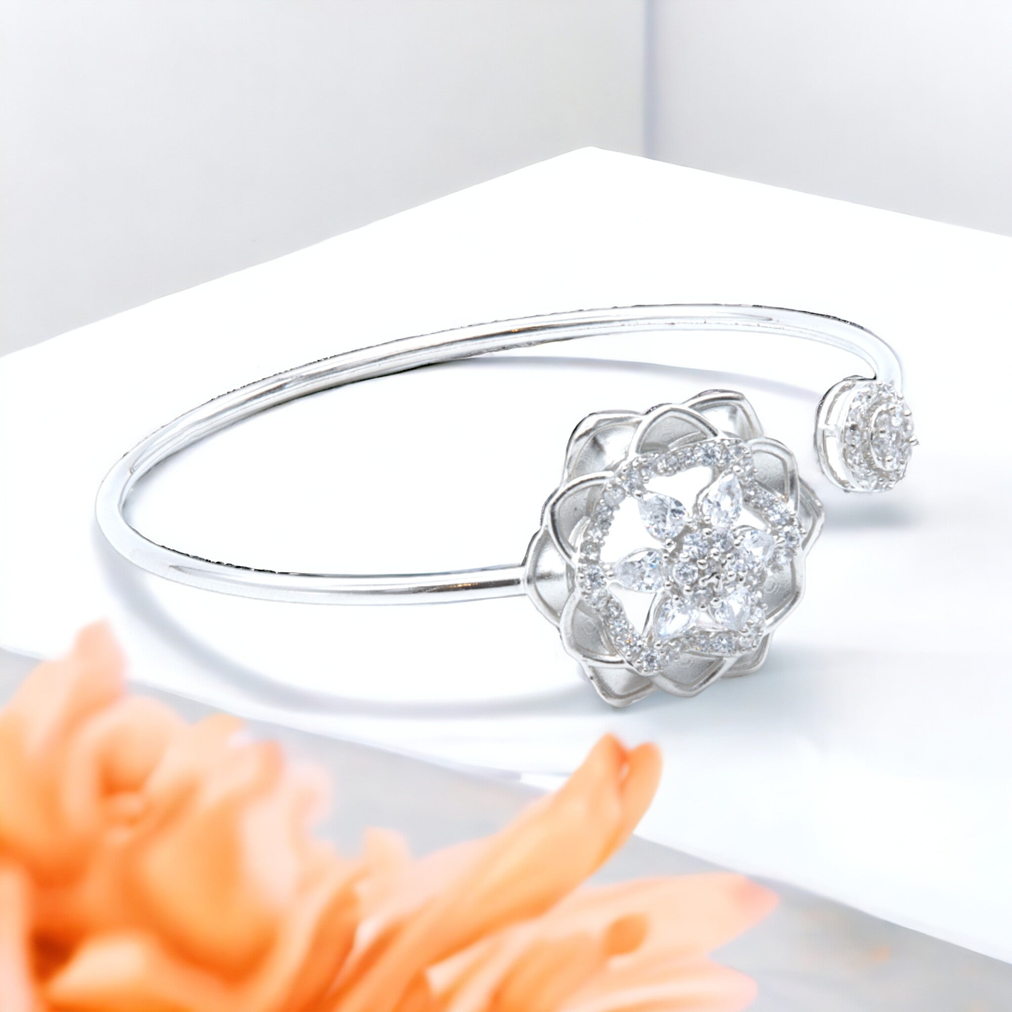 Radiant Floral Duo Bracelet