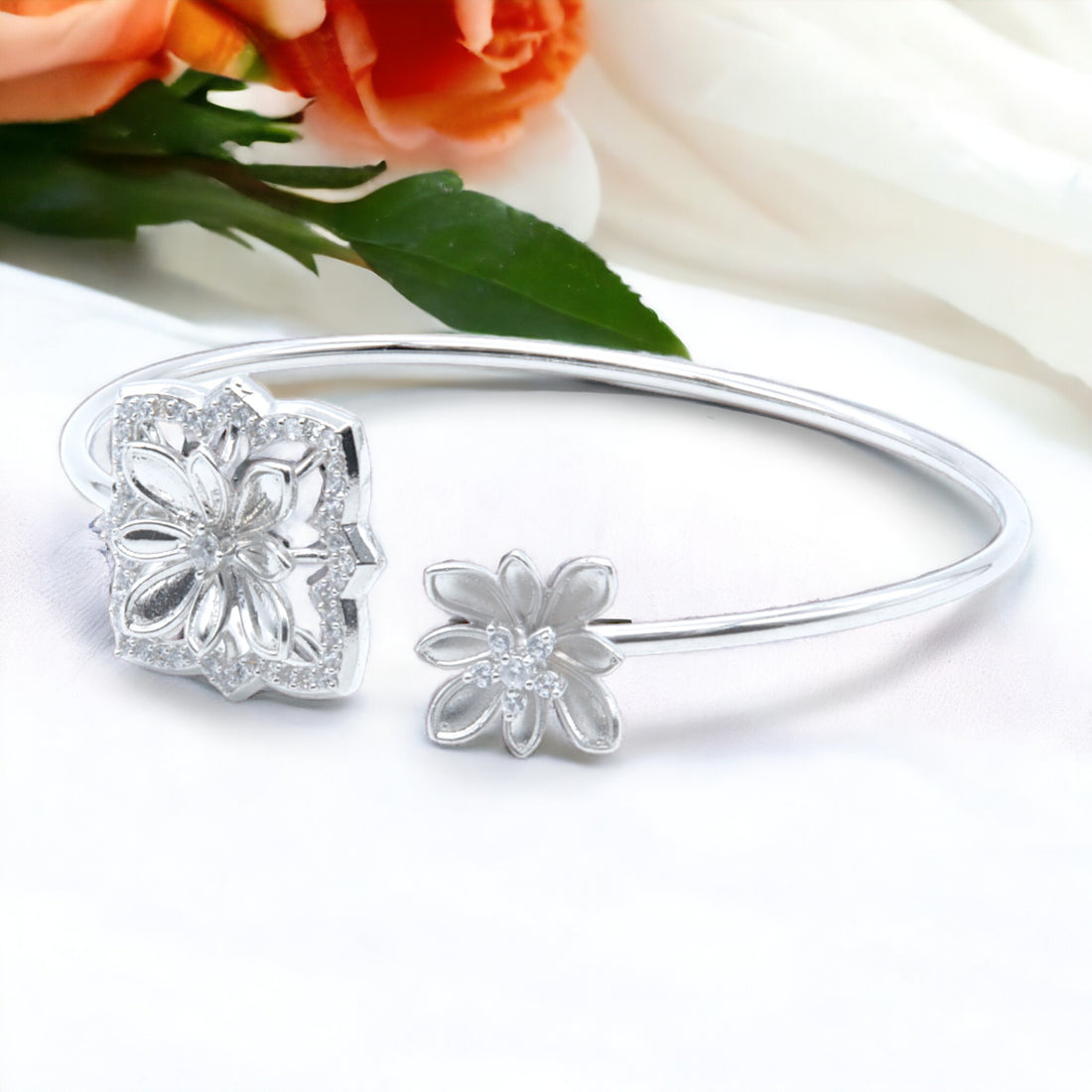 Lotus Petal Bangle