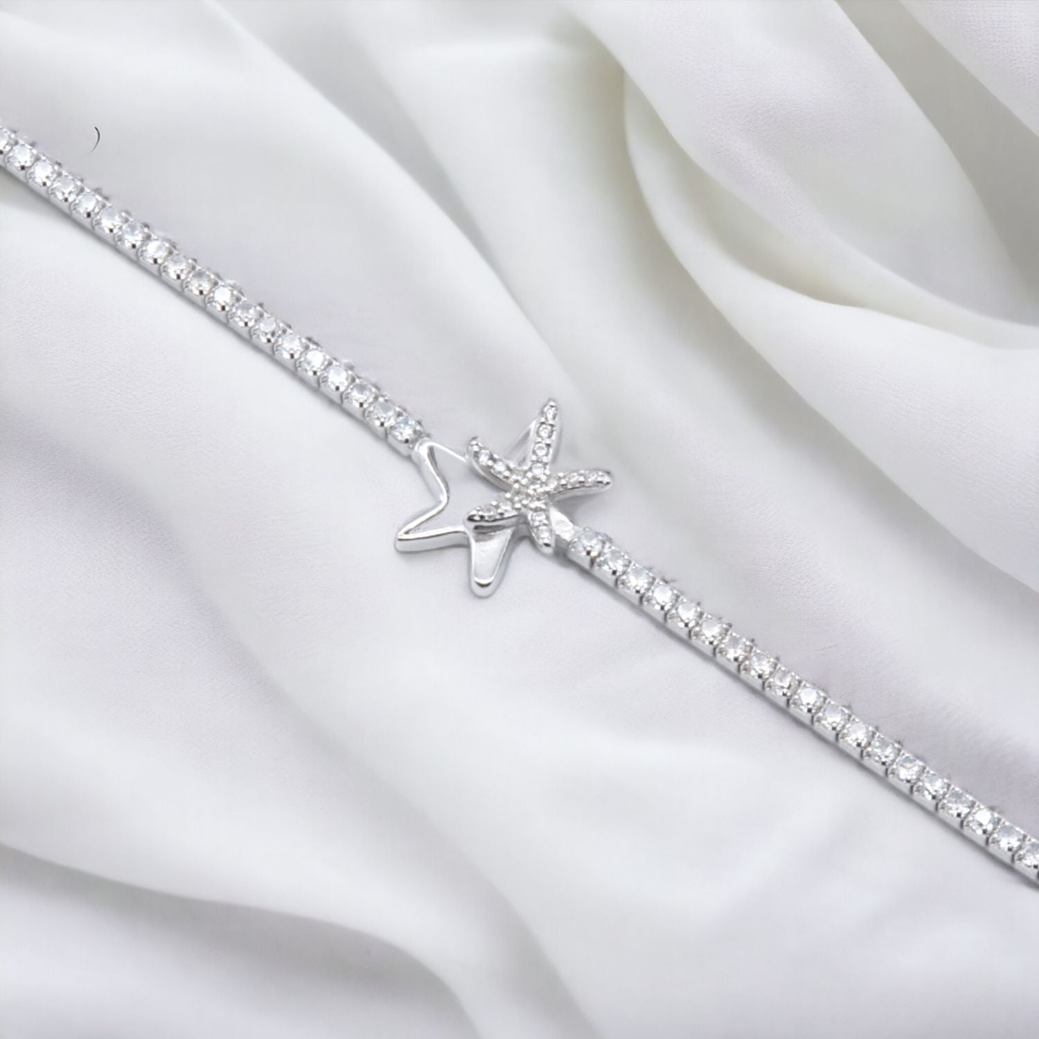 Shimmering Starfish Bracelet