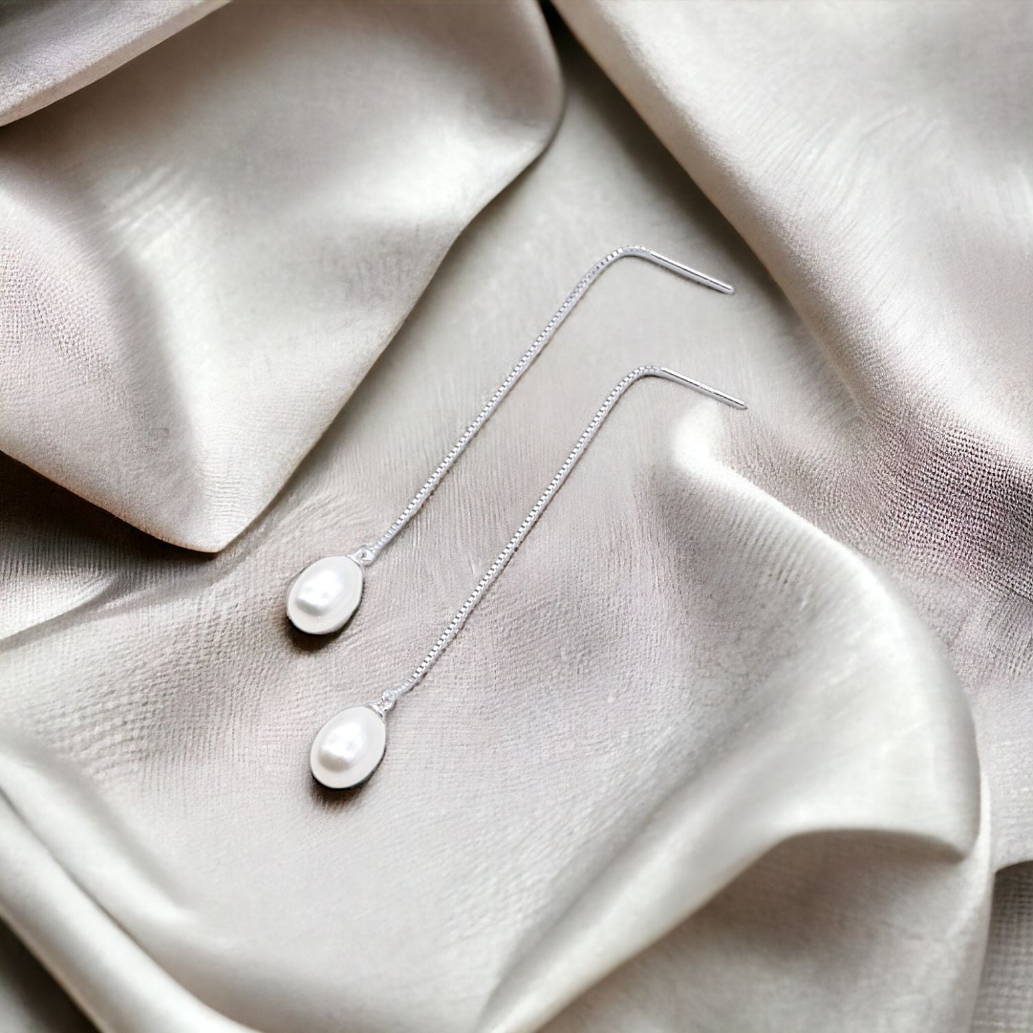 Pearl Elegance Sui Dhaga Earrings