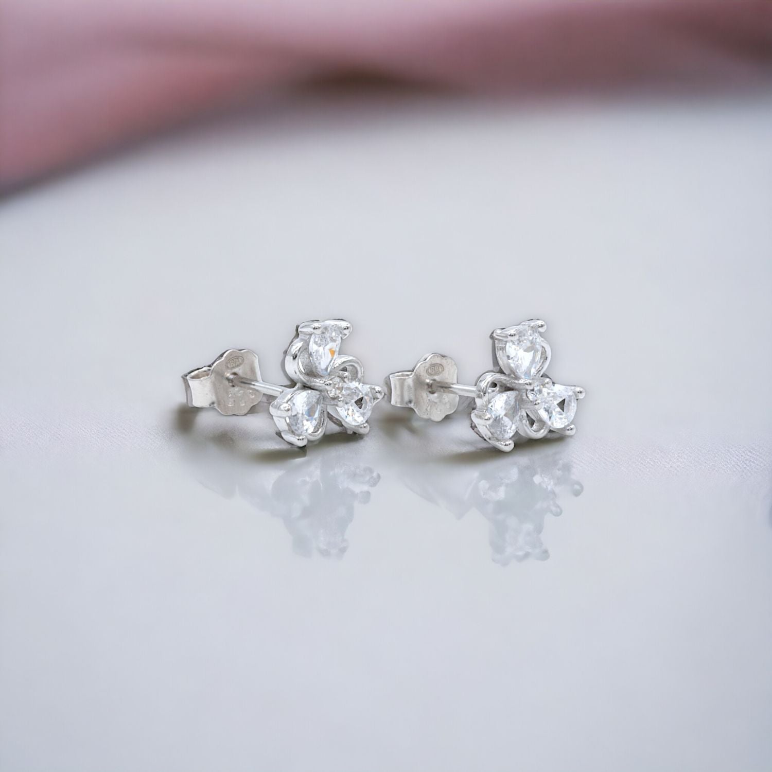 Crystal Bloom Stud Earrings