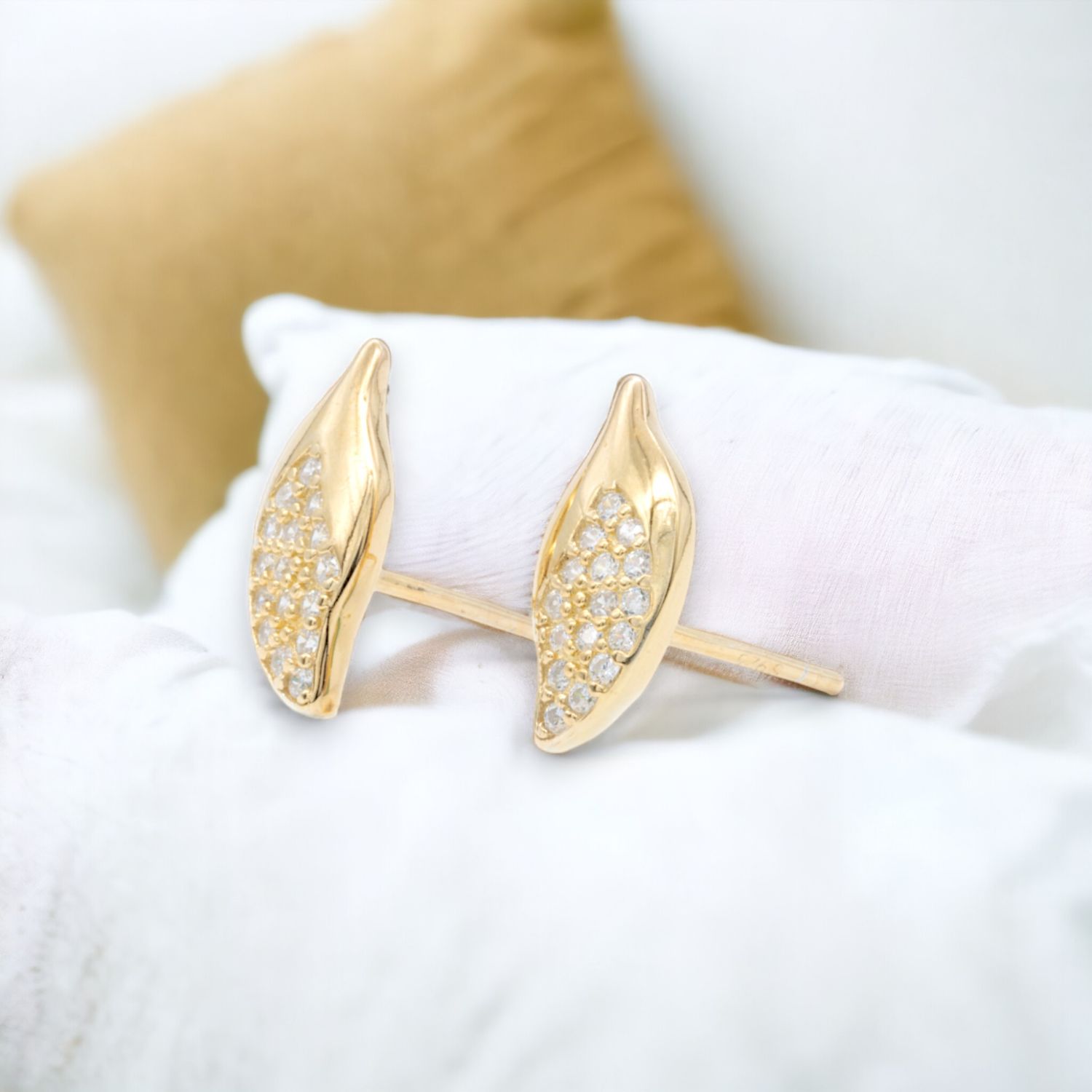 Golden Leaf Earrings