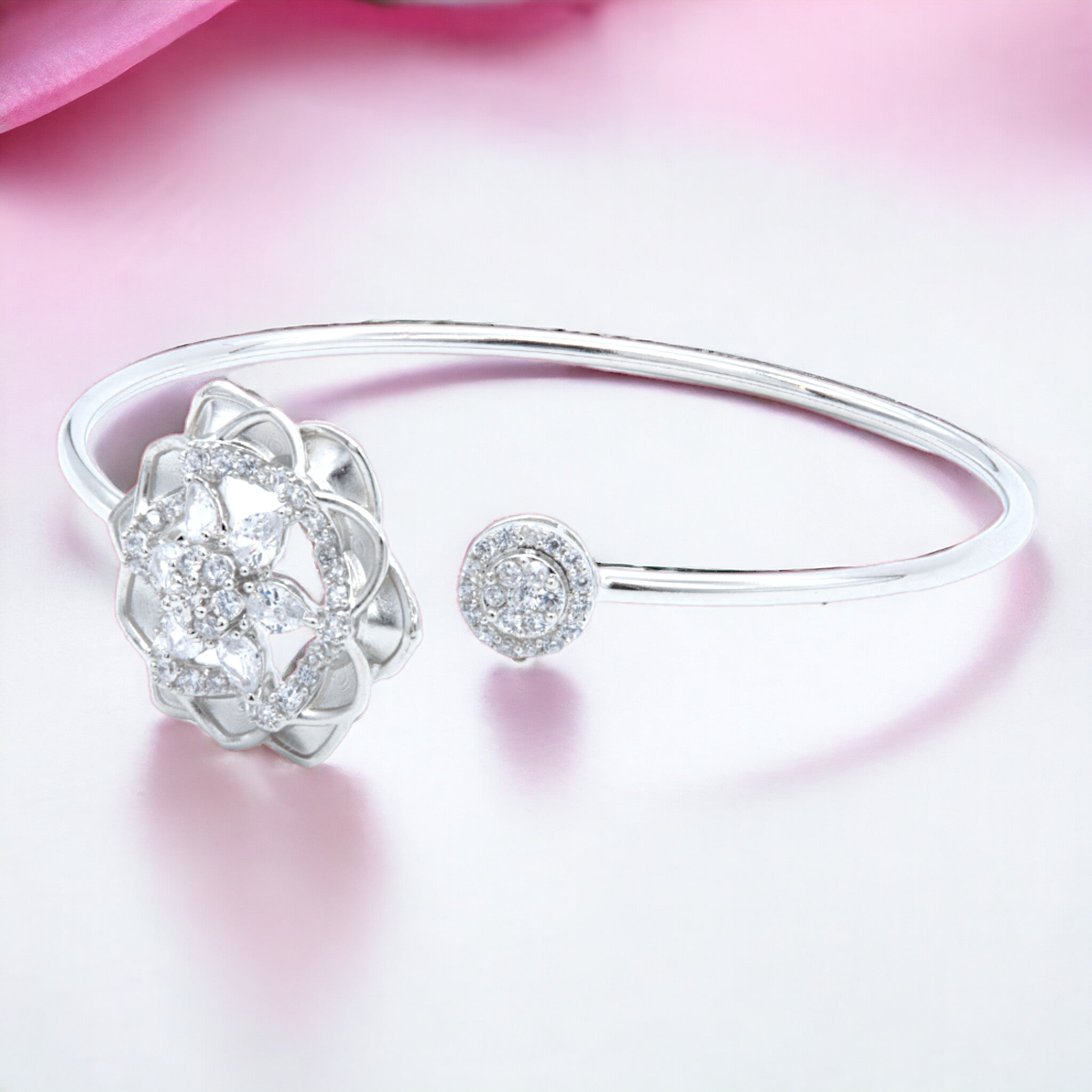 Radiant Floral Duo Bracelet