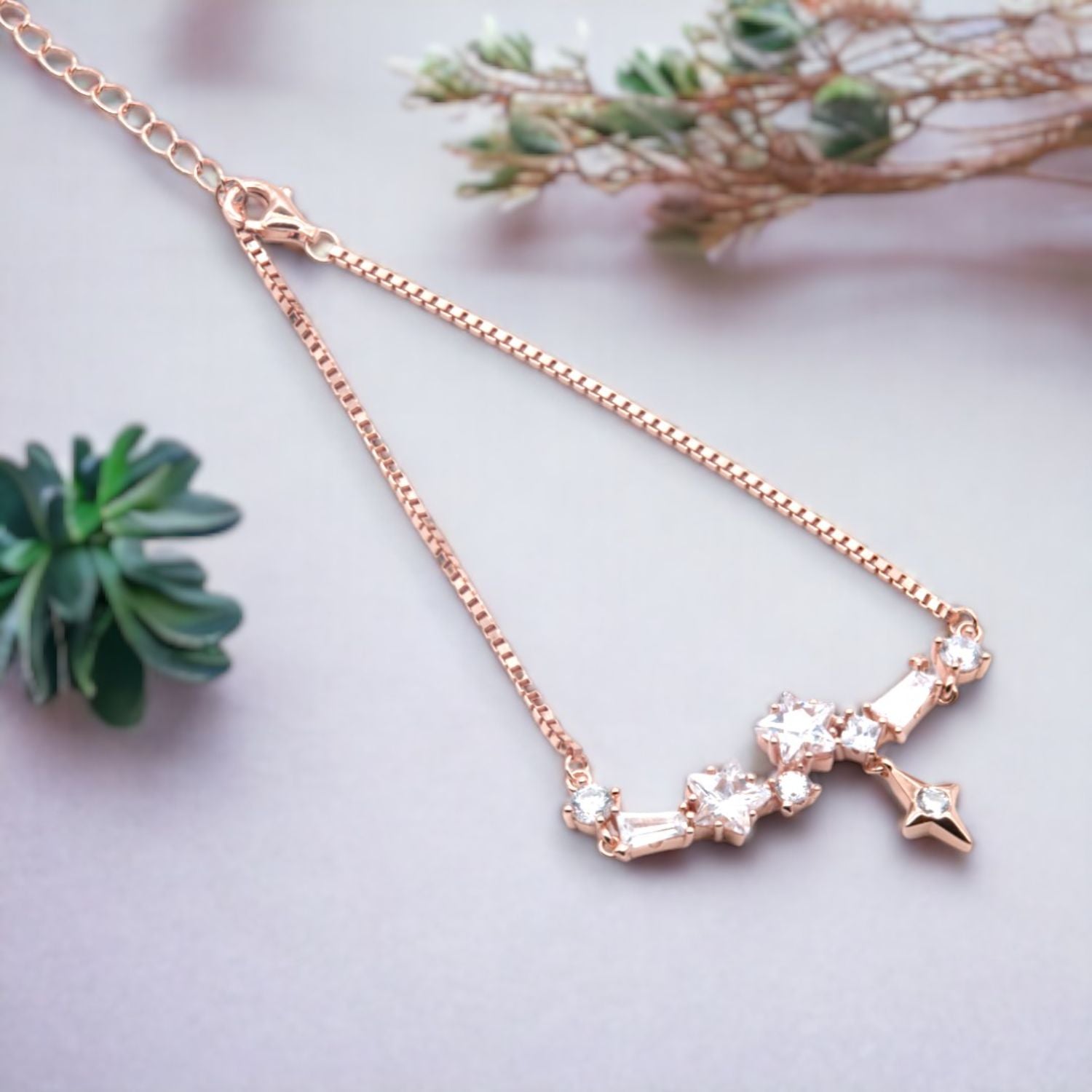 Stellar Rose Gold Constellation Bracelet
