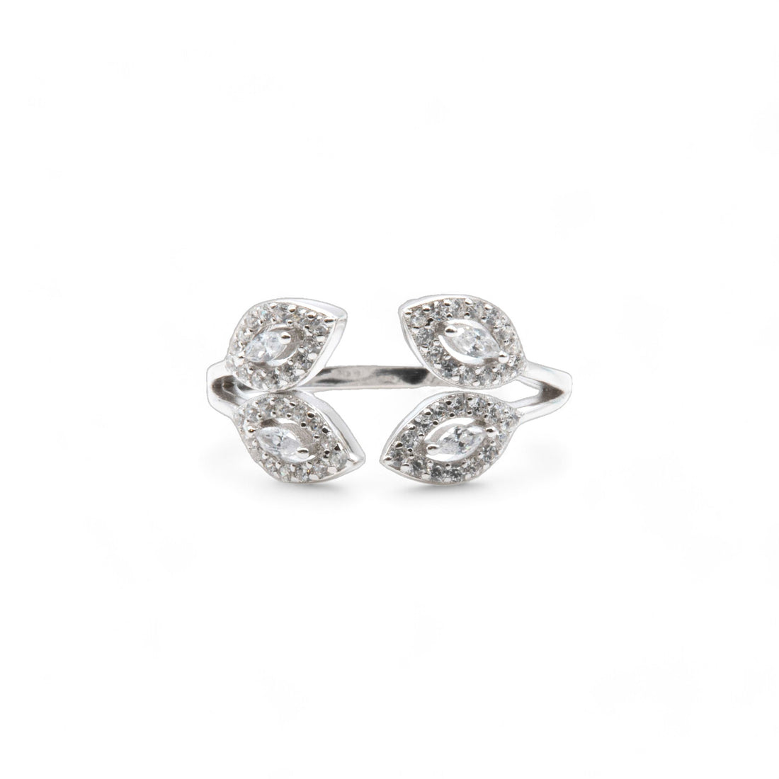 Quad Marquise Leaf Ring
