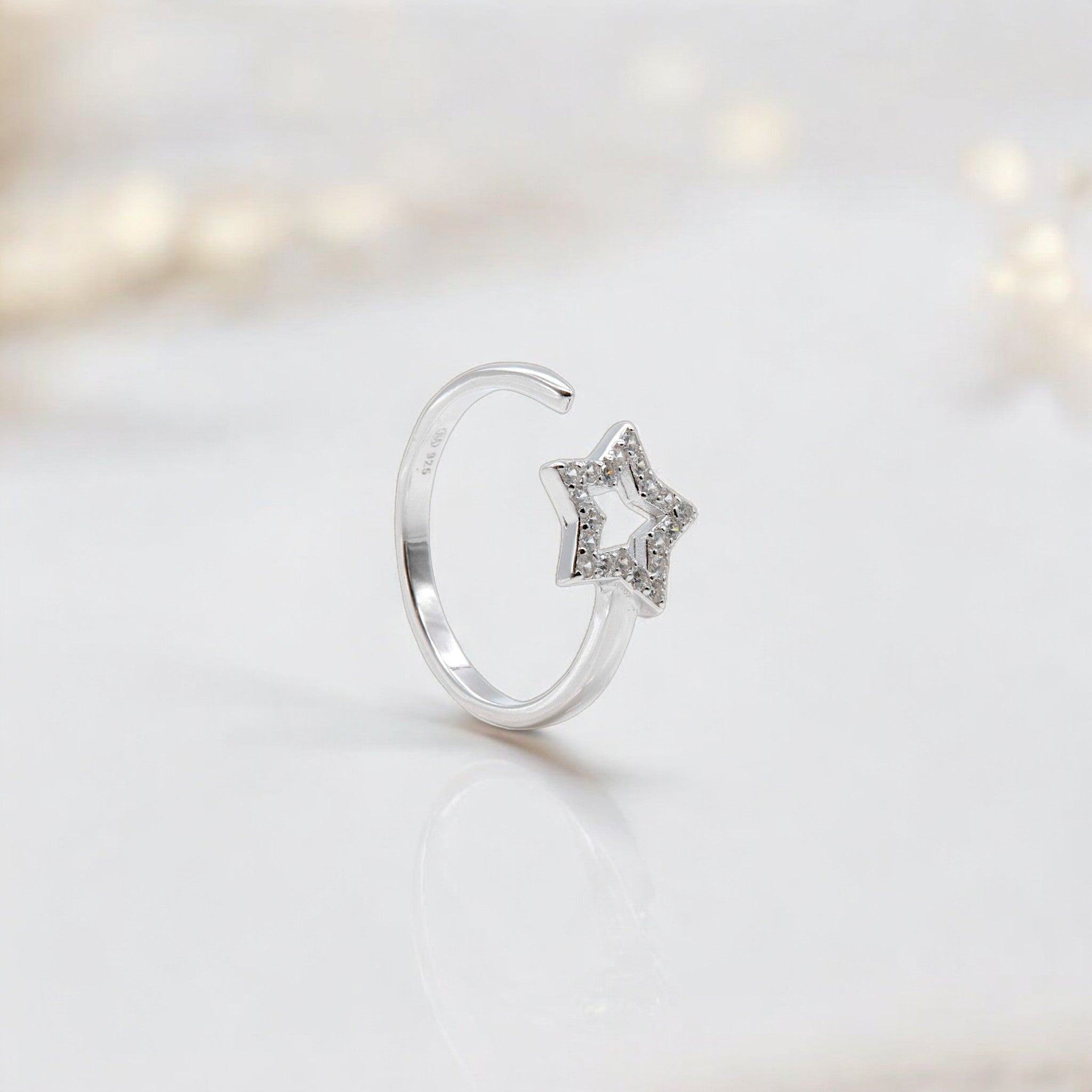 Starry Open Ring