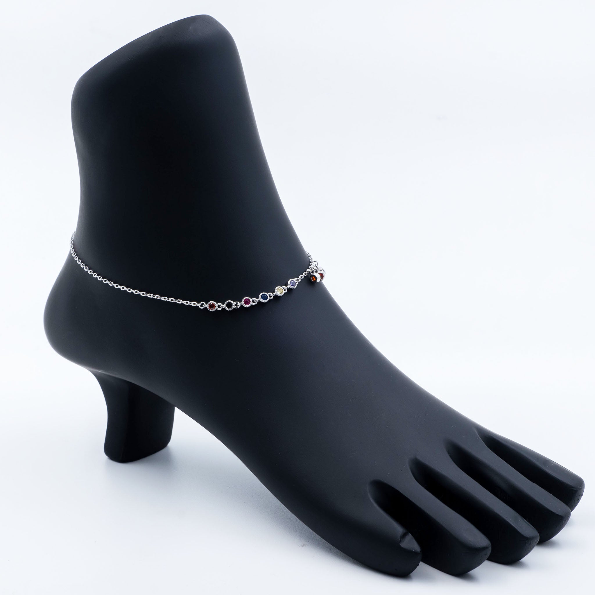 Multicolor Charm Anklet