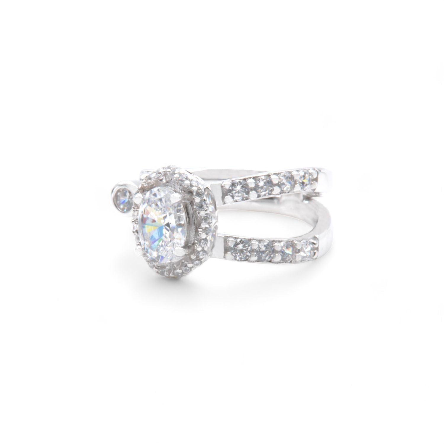 Halo Splendor Open Ring