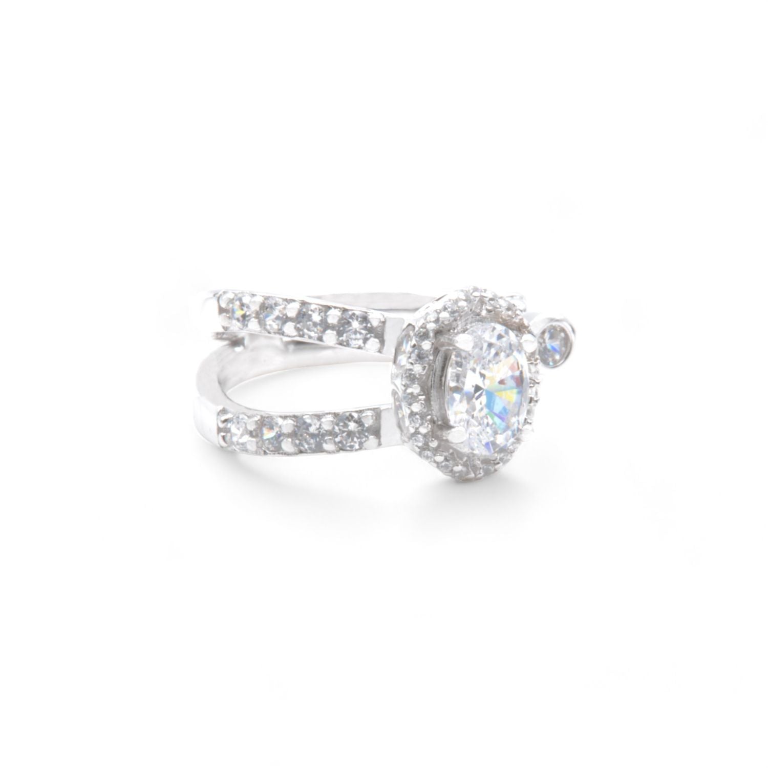 Halo Splendor Open Ring