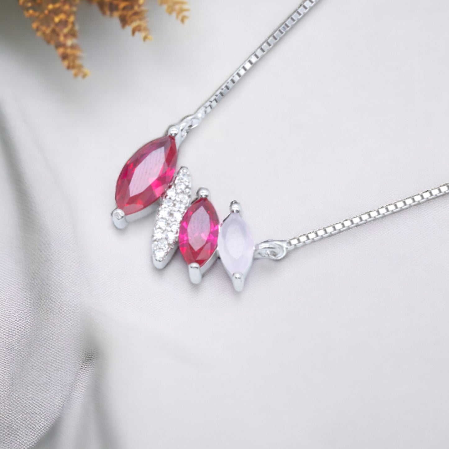 Radiant Ruby Necklace