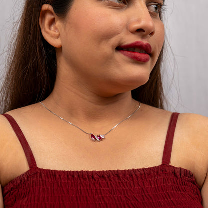 Radiant Ruby Necklace