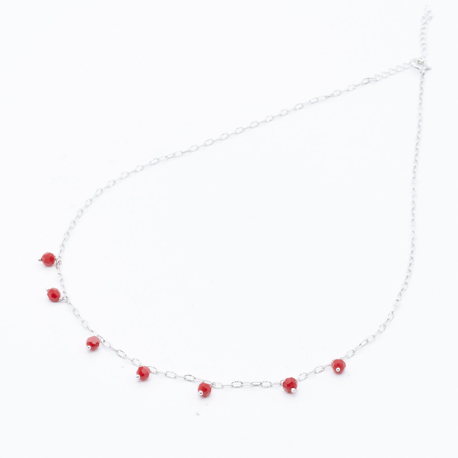 Scarlet Elegance Swarovski Necklace